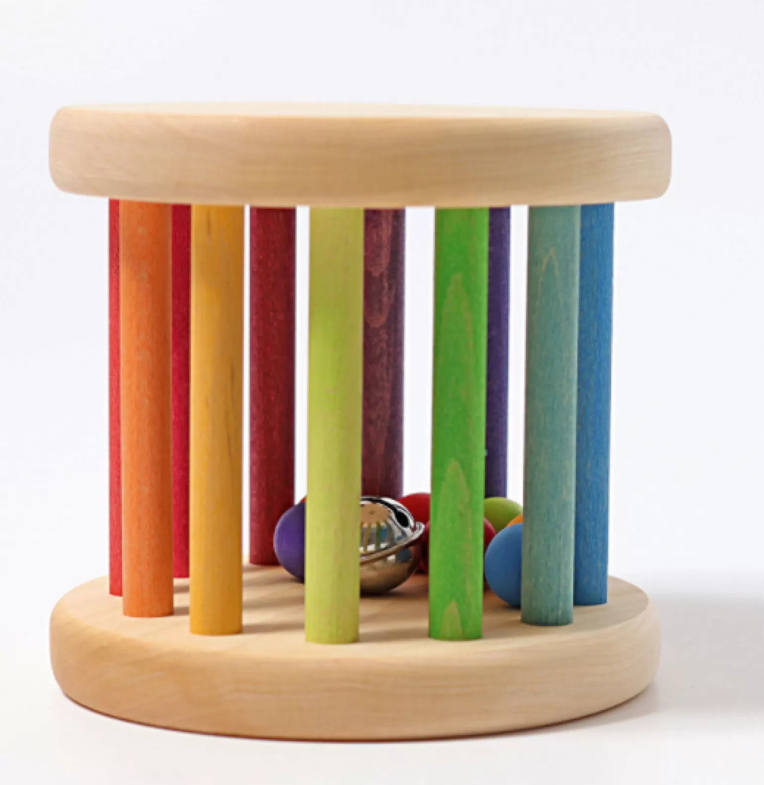 Best Sale Rainbow Rolling Wheel Wooden Toys