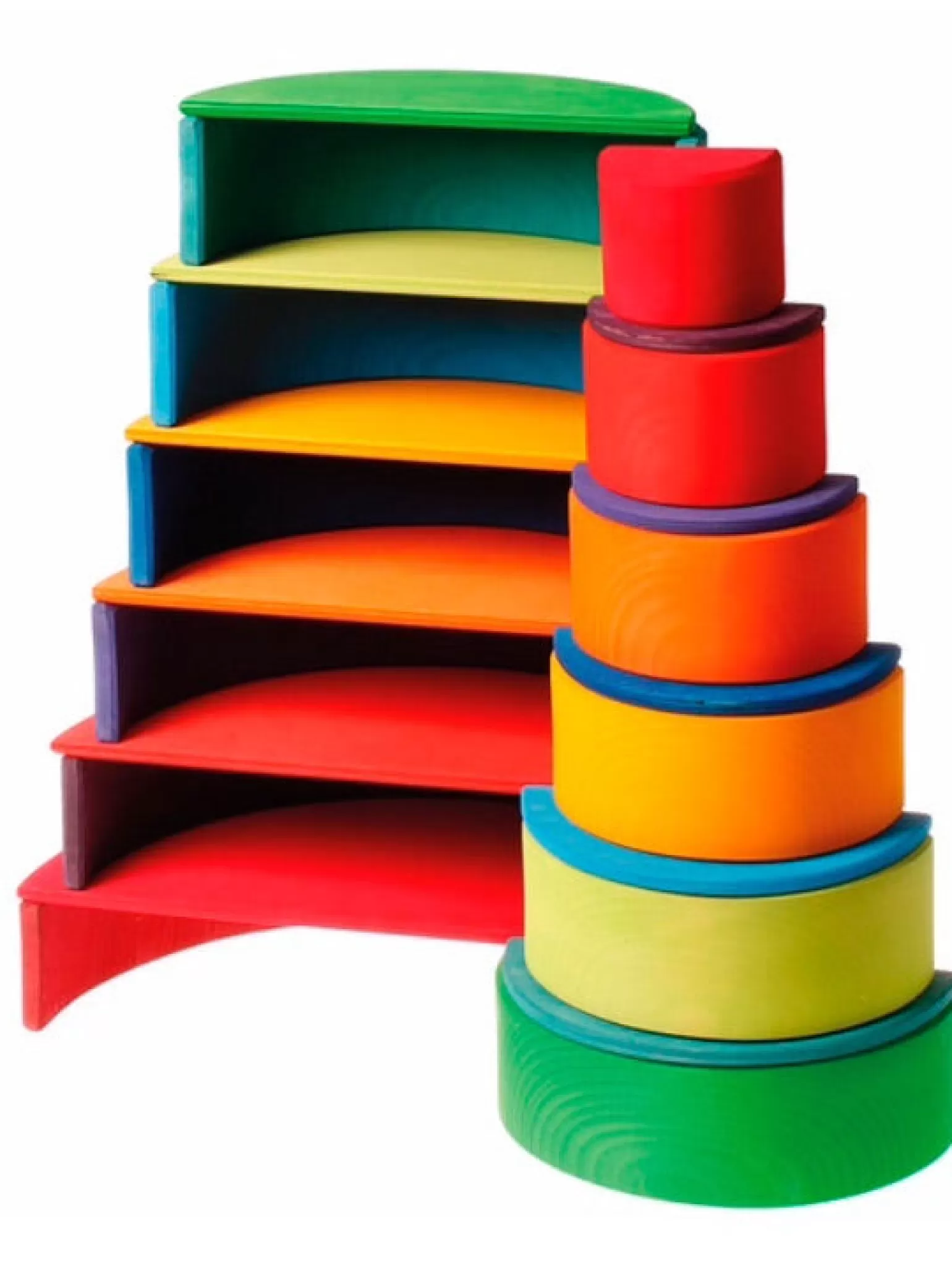 Store Rainbow Semi Circles In Rainbow Wooden Toys