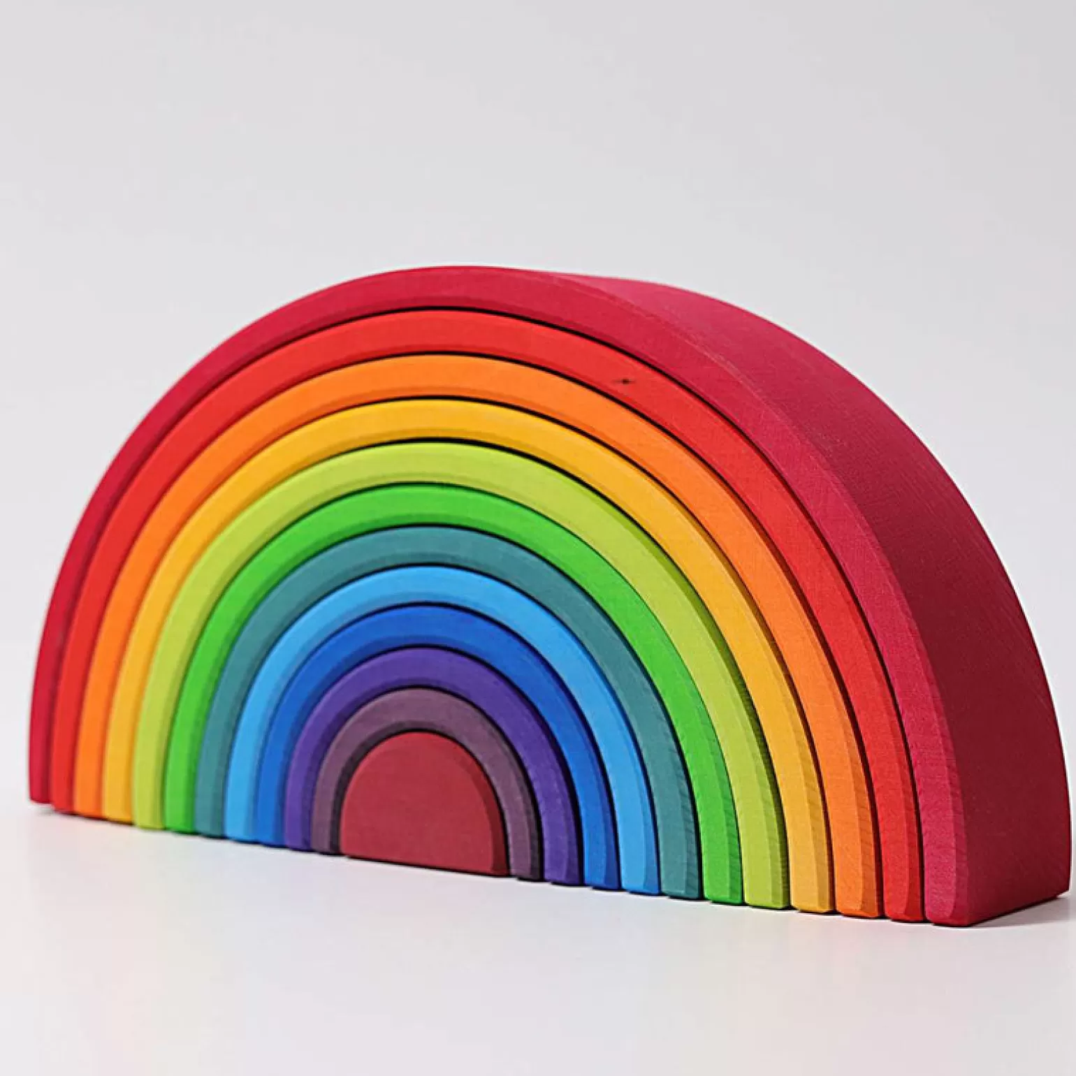 Outlet Wooden Coloured Rainbow Large Pretend + Imaginative Play