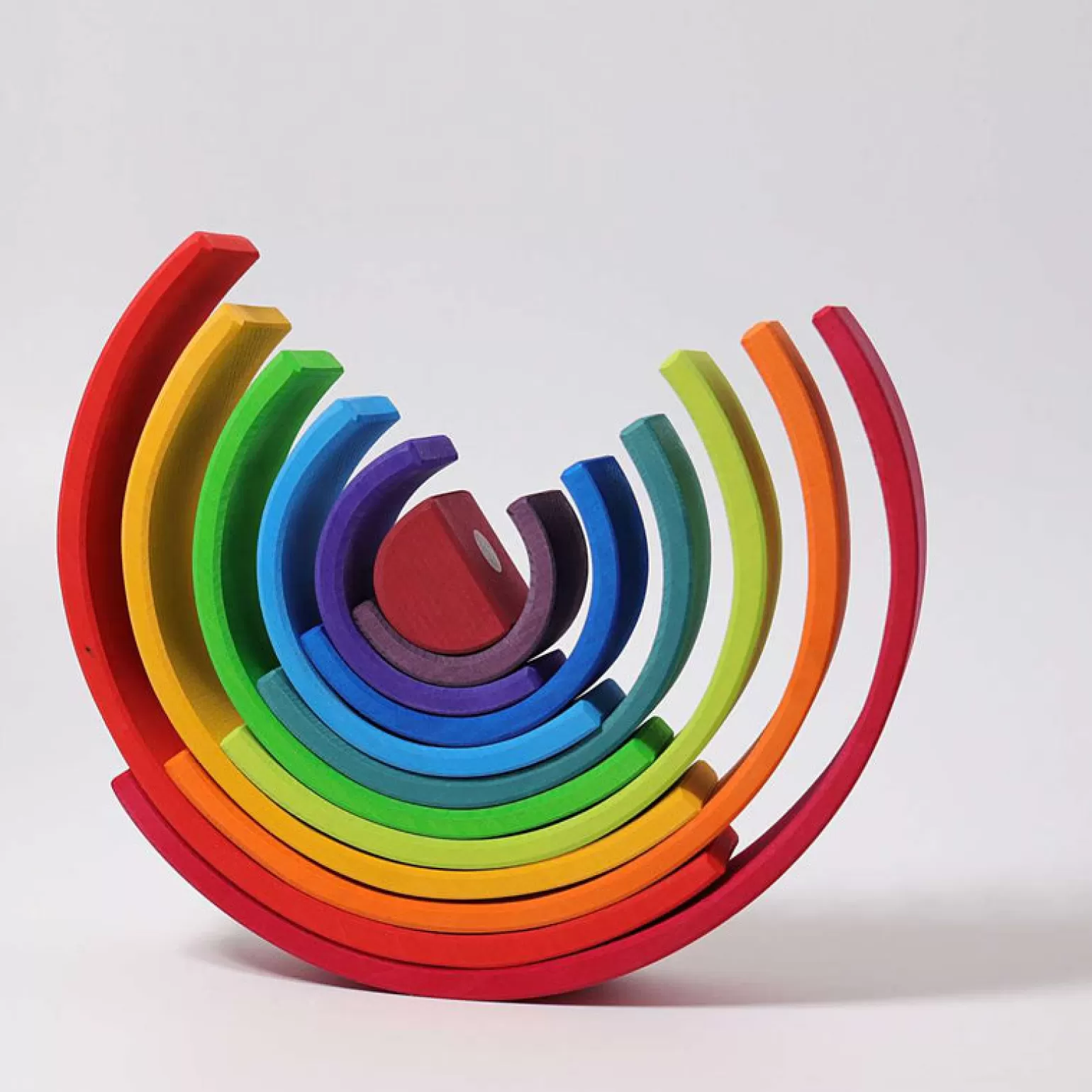 Discount Wooden Coloured Rainbow Large Wooden Toys