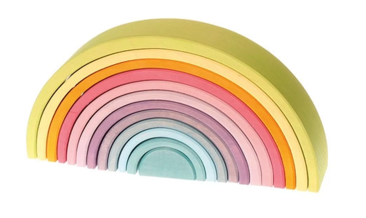 Grimm's Wooden Rainbow Large In Pastel