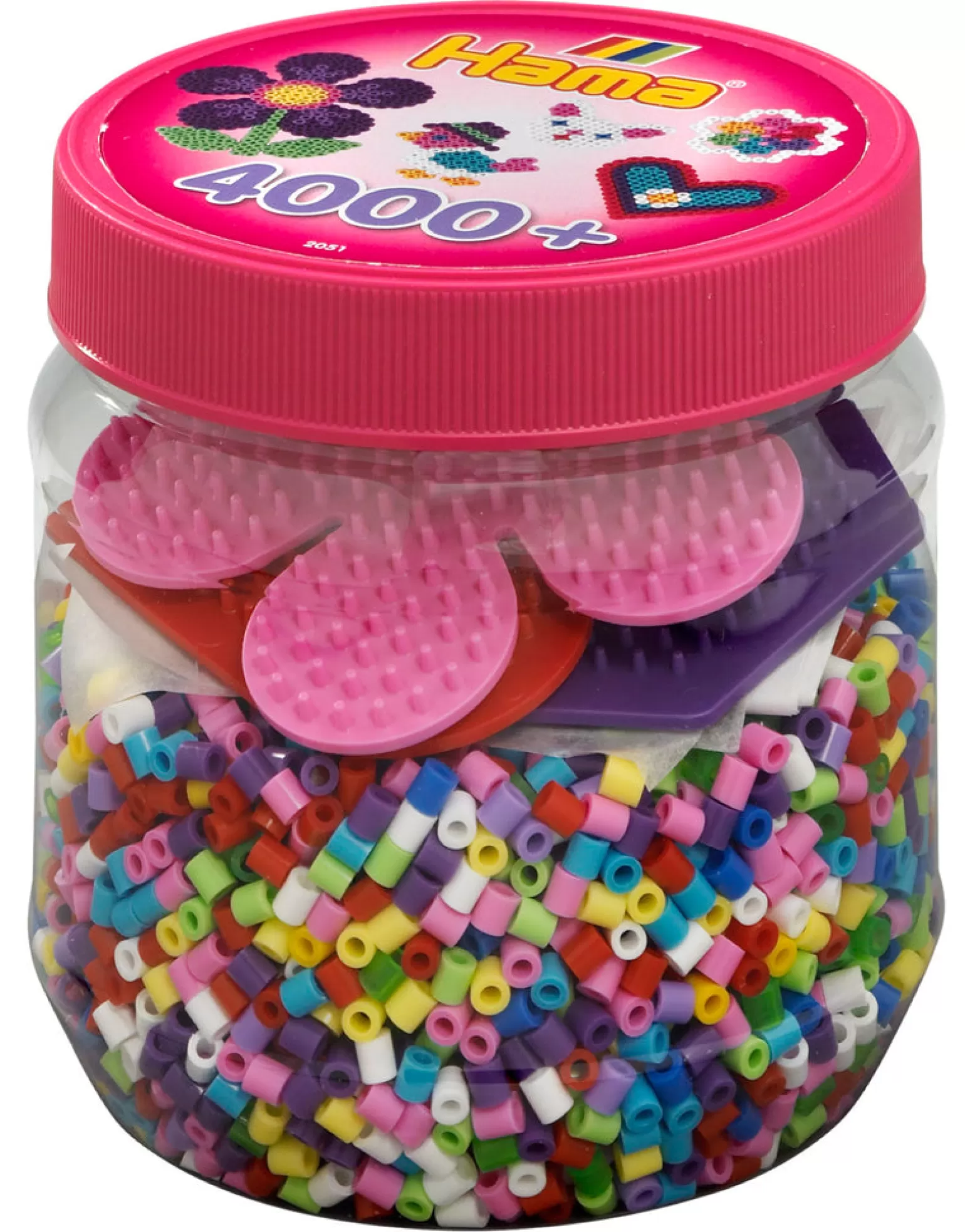 Best - 4,000 Beads + Pegboards In Tub Arts + Crafts