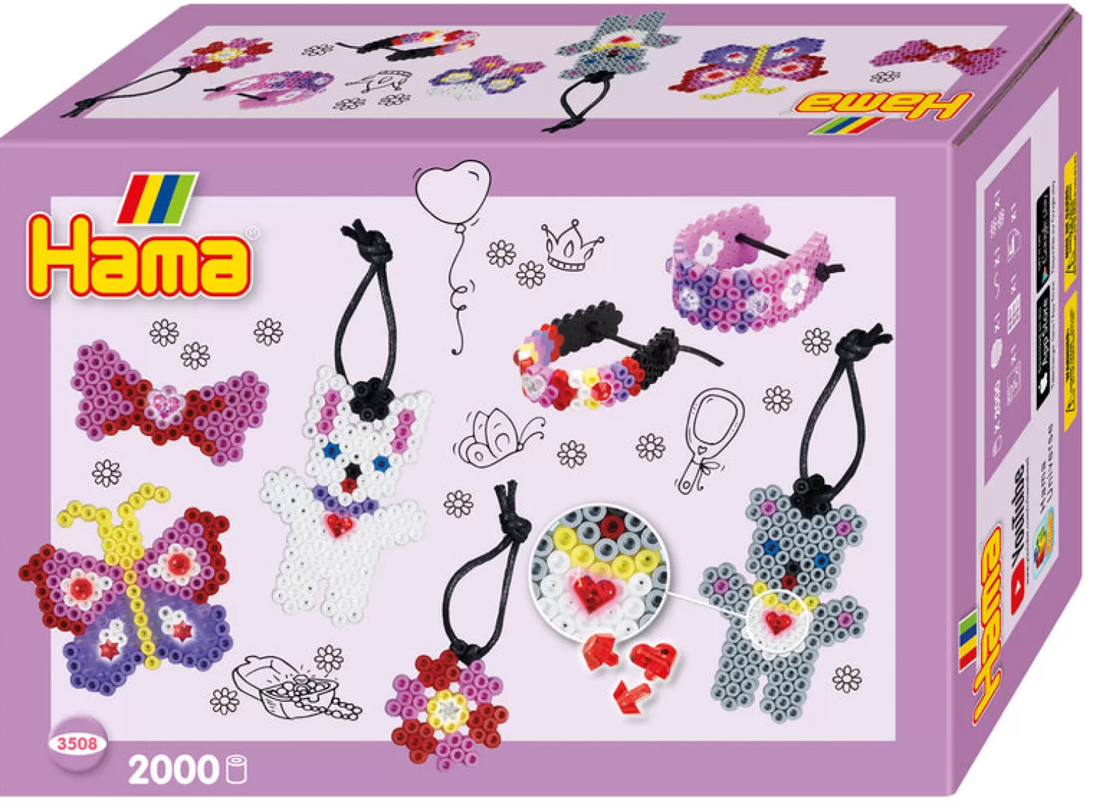 New Gift Box - Fashion Accessories 2000 Pieces Arts + Crafts