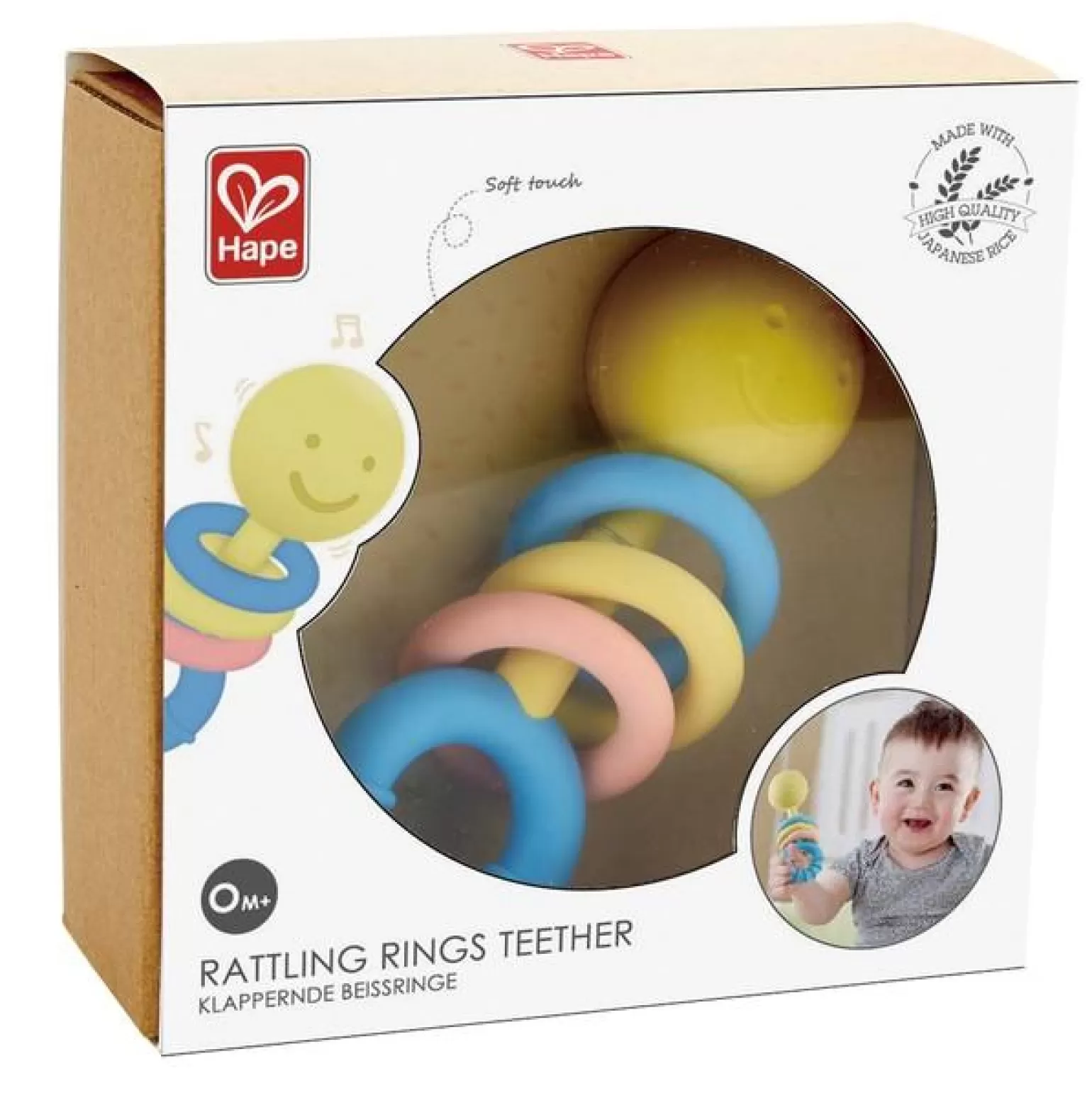 Hape Rattling Rings Teether