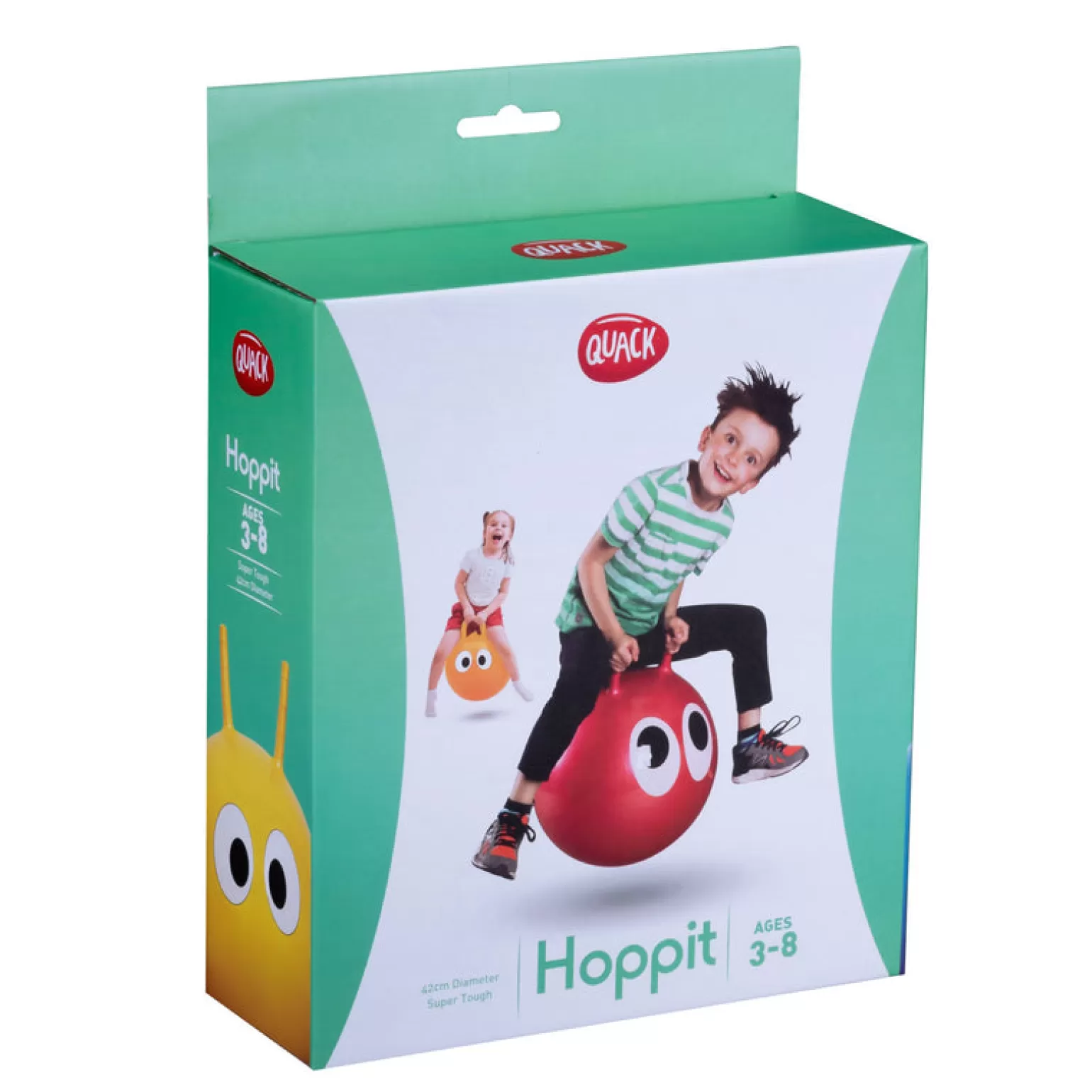 quack Heebie Jeebies Hoppit Bounce Toy Red