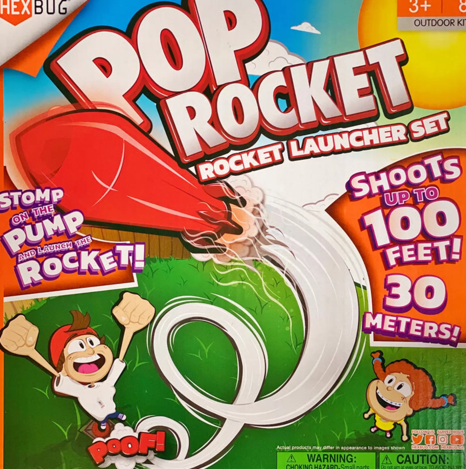 Hexbug - Pop Rocket, Rocket Launcher Set