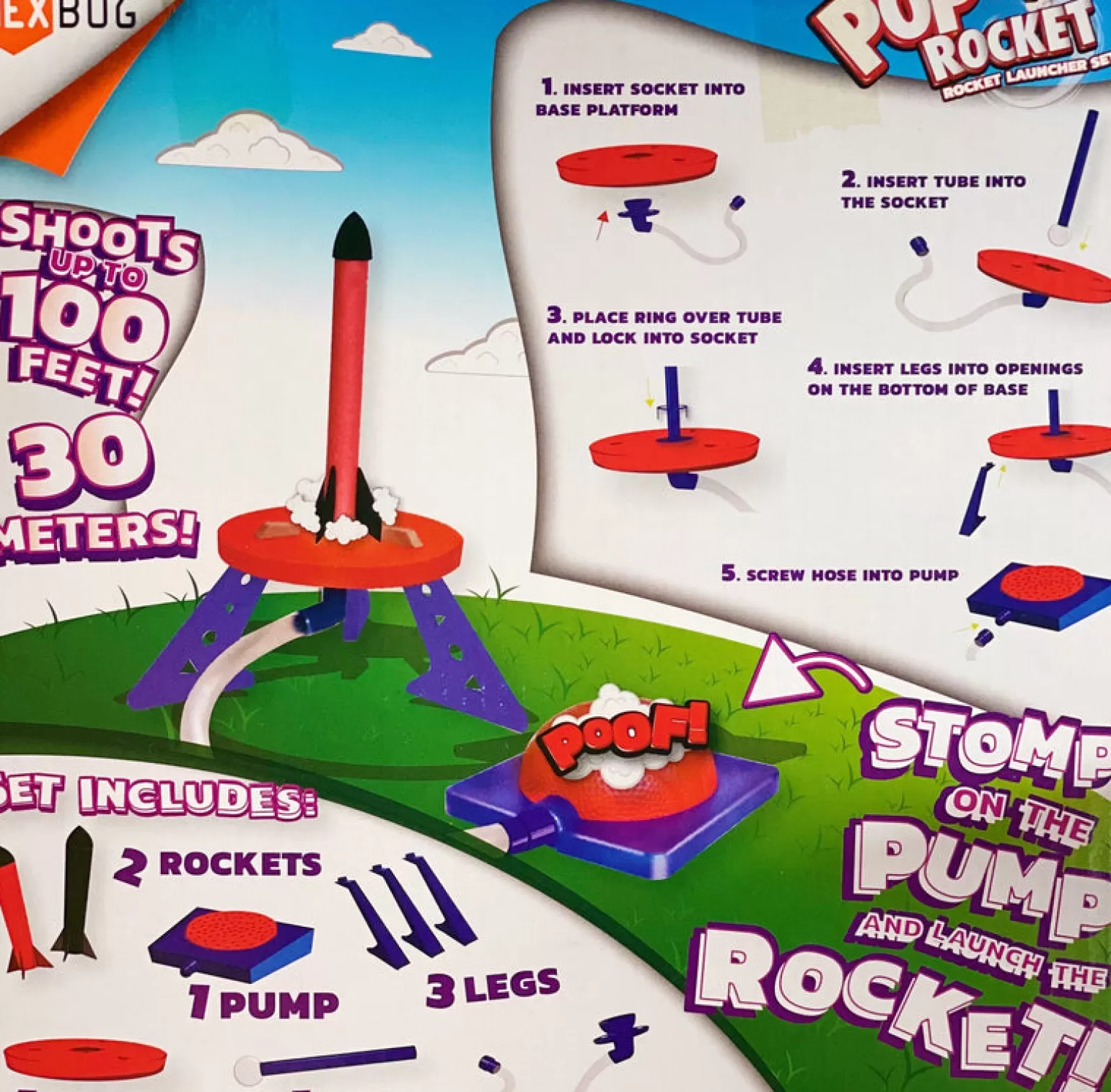 Hexbug - Pop Rocket, Rocket Launcher Set