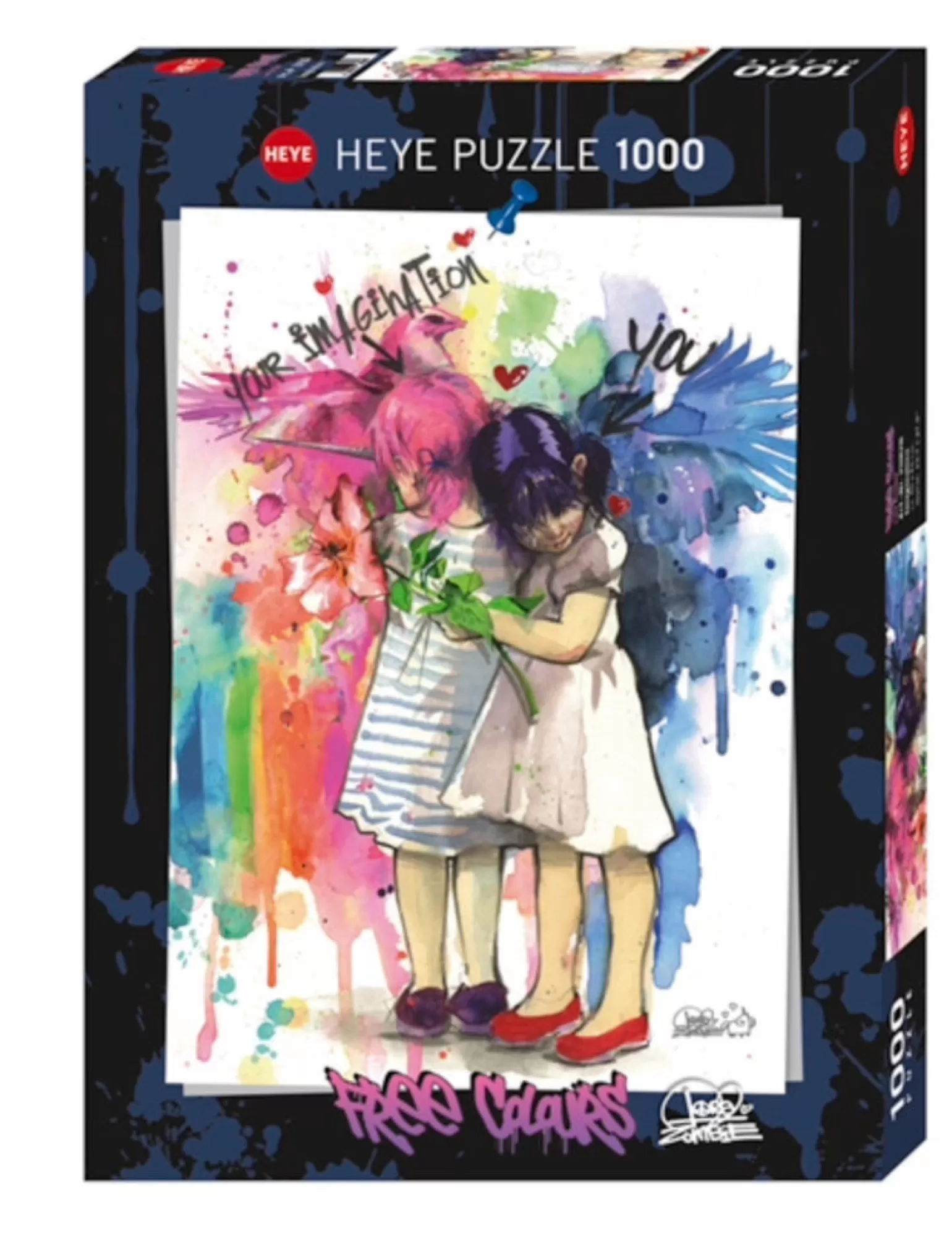 Heye - Puzzle 1000 Piece Free Colours, Imagination