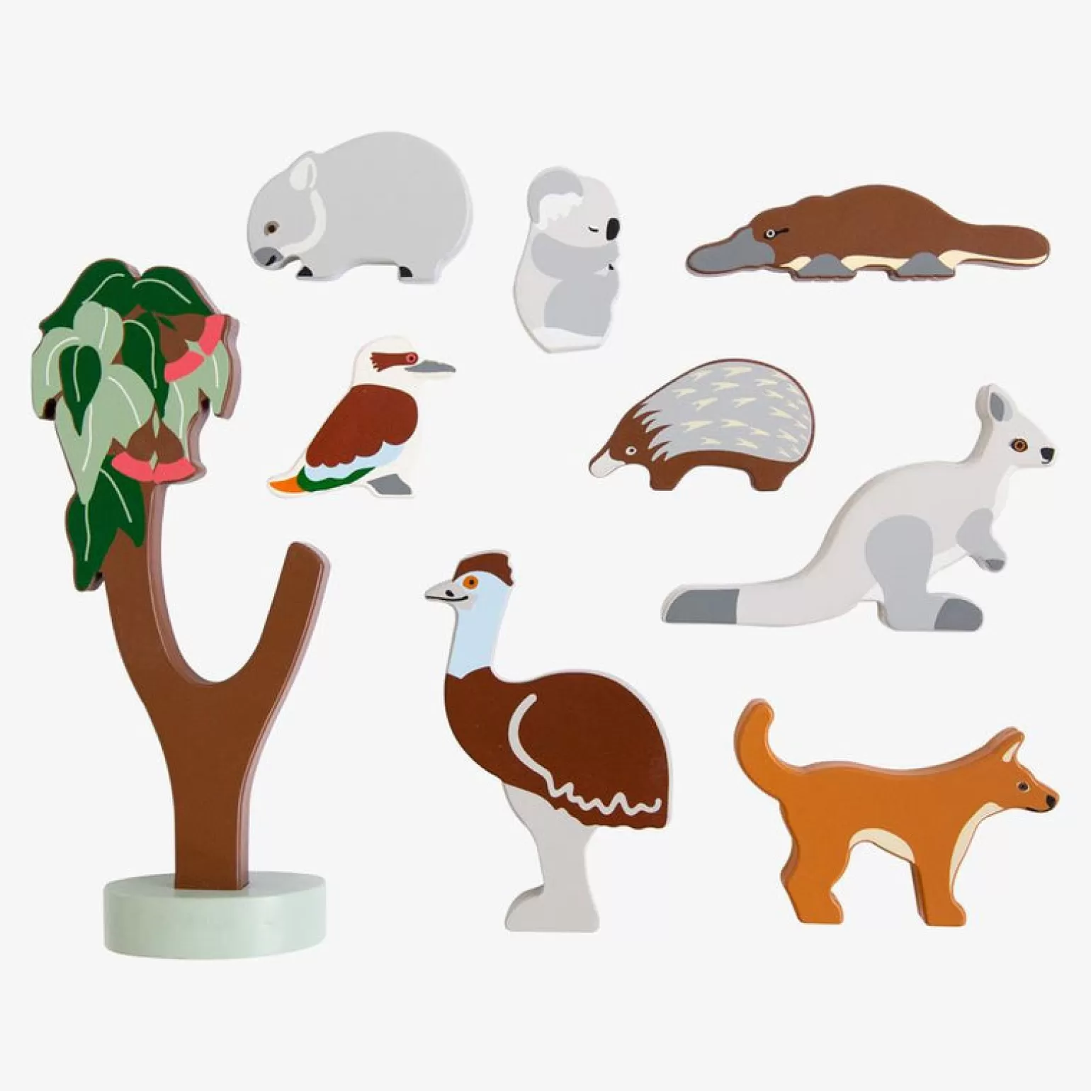 Cheap Wooden Aussie Animals Animals + Figurines