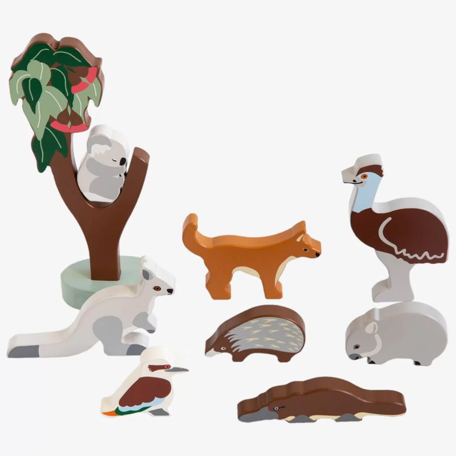 Cheap Wooden Aussie Animals Animals + Figurines