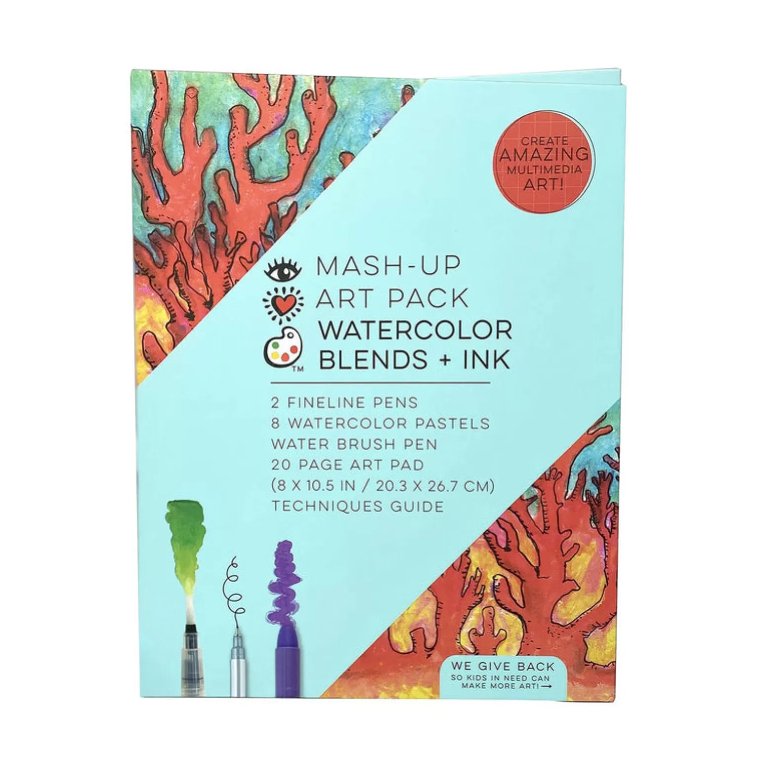 Best Iheartart - Art Pack Mash Up Watercolor Blends + Ink Arts + Crafts