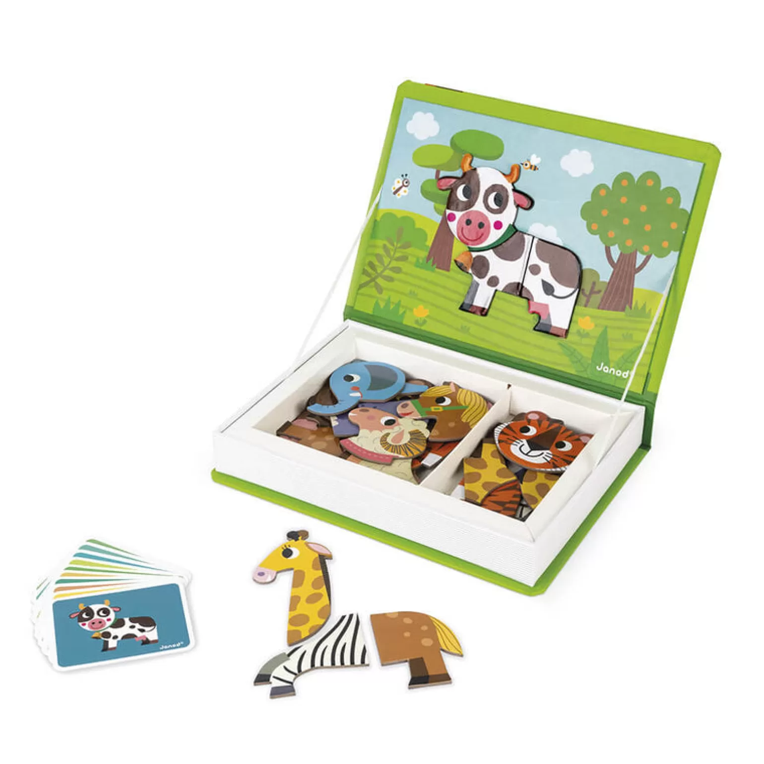 Janod - Magnetic Book Animals