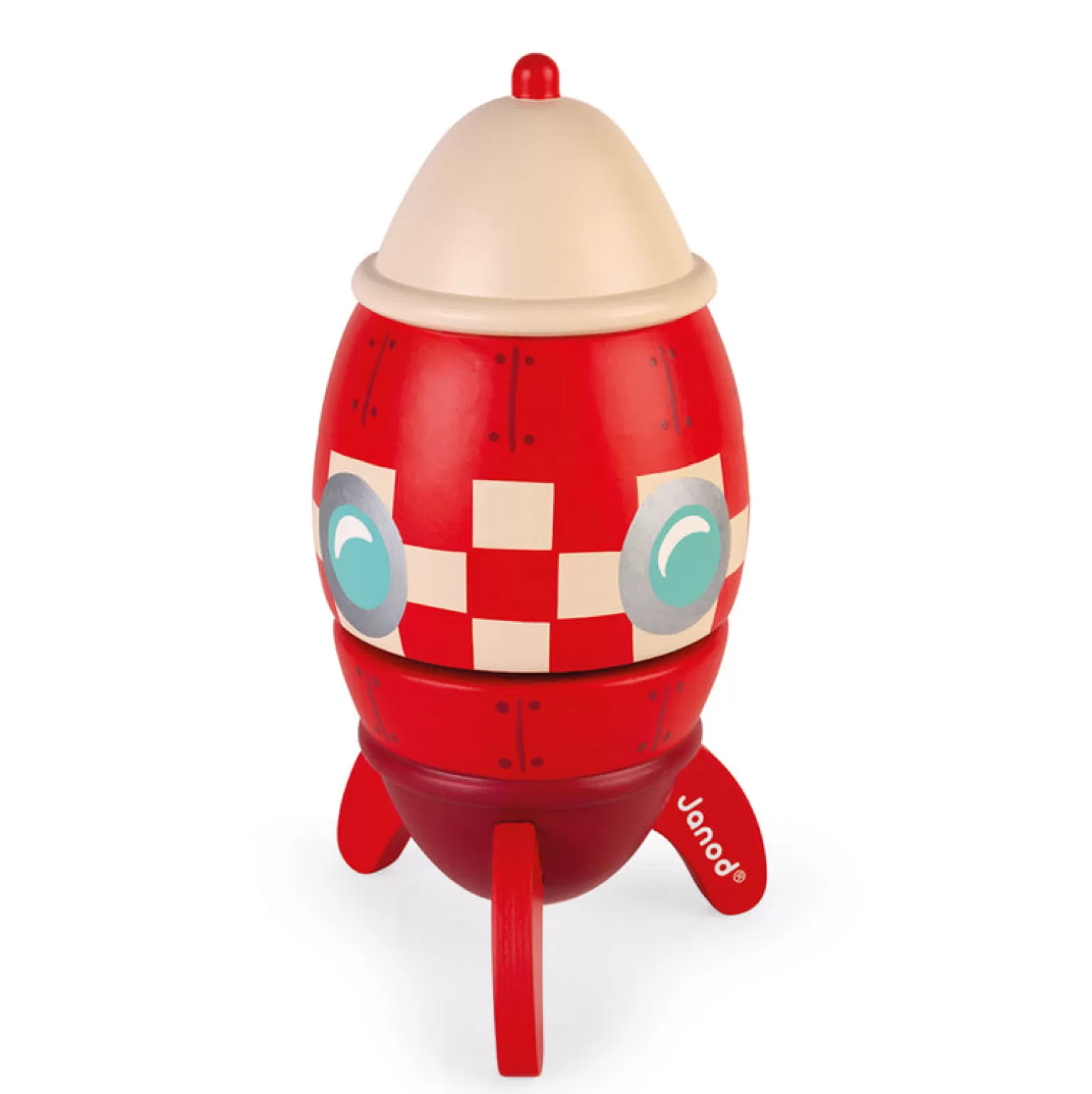 Store - Magnetic Wooden Rocket Wooden Toys