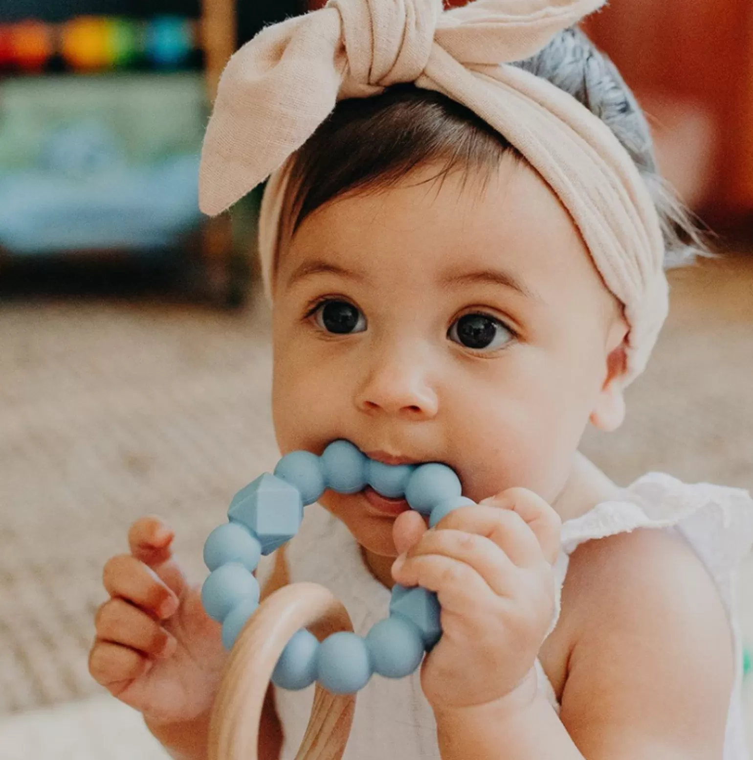 Jellystone - Moon Teether In Blue