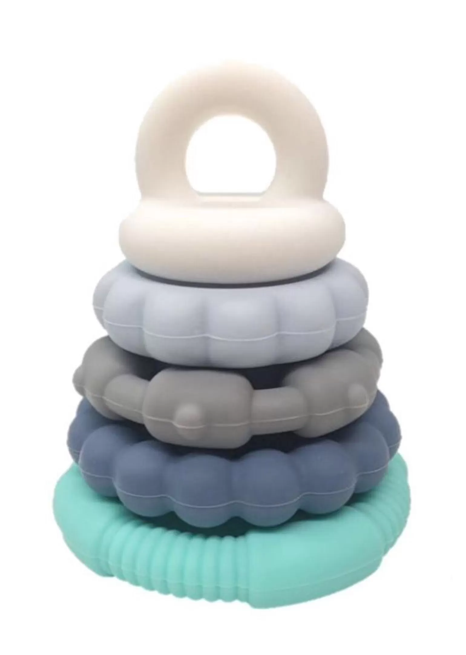 Jellystone - Rainbow Stacker & Teether Toy, Ocean