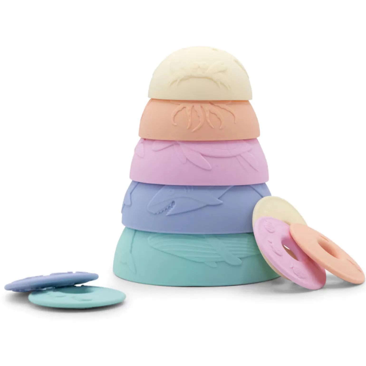 Jellystone Ocean Stacking Cups Pastel