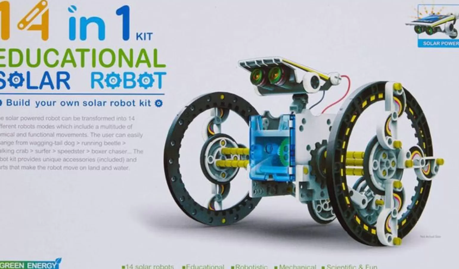 Johnco - 14 In 1 Educational Solar Robot