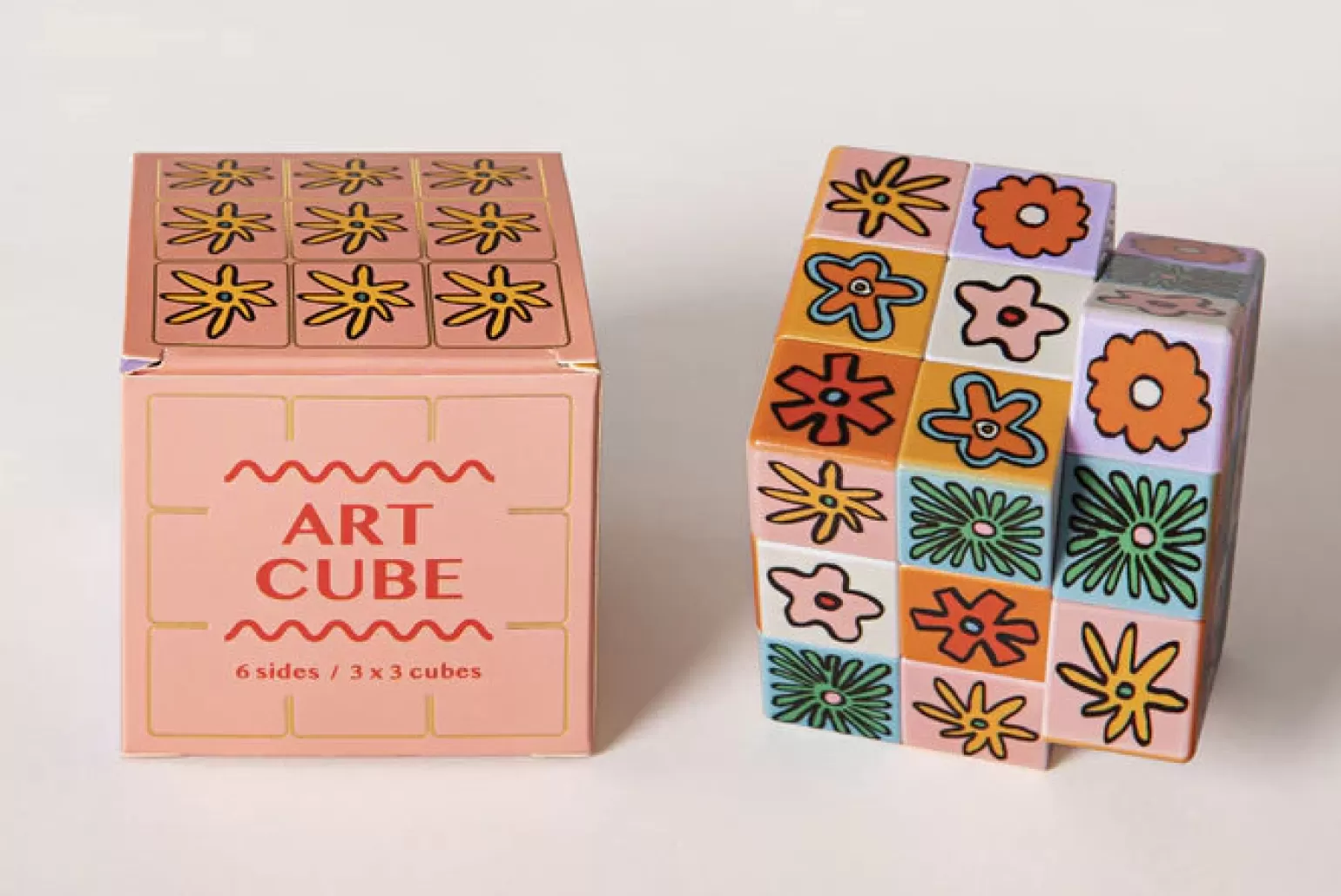 Journey of something - Art Cube Flower Pop