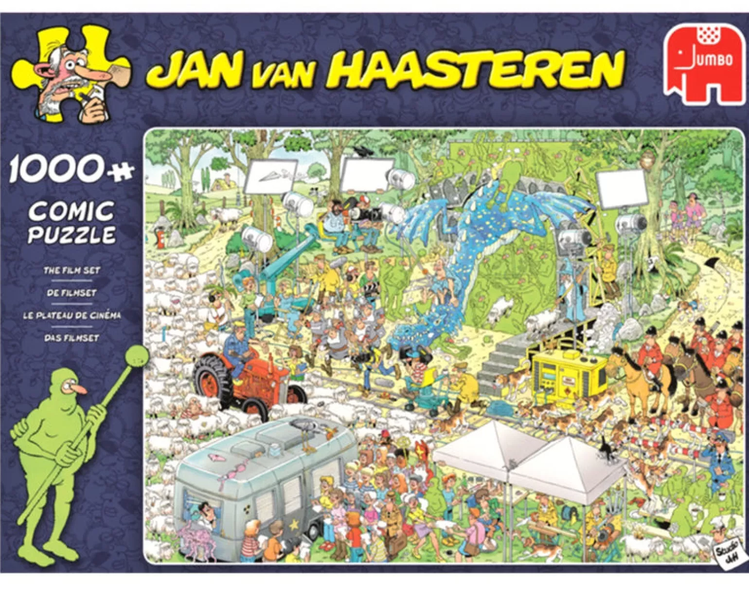 Jumbo - Jan Van Haasteren Jigsaw Puzzle 1000 Piece, The Film Set