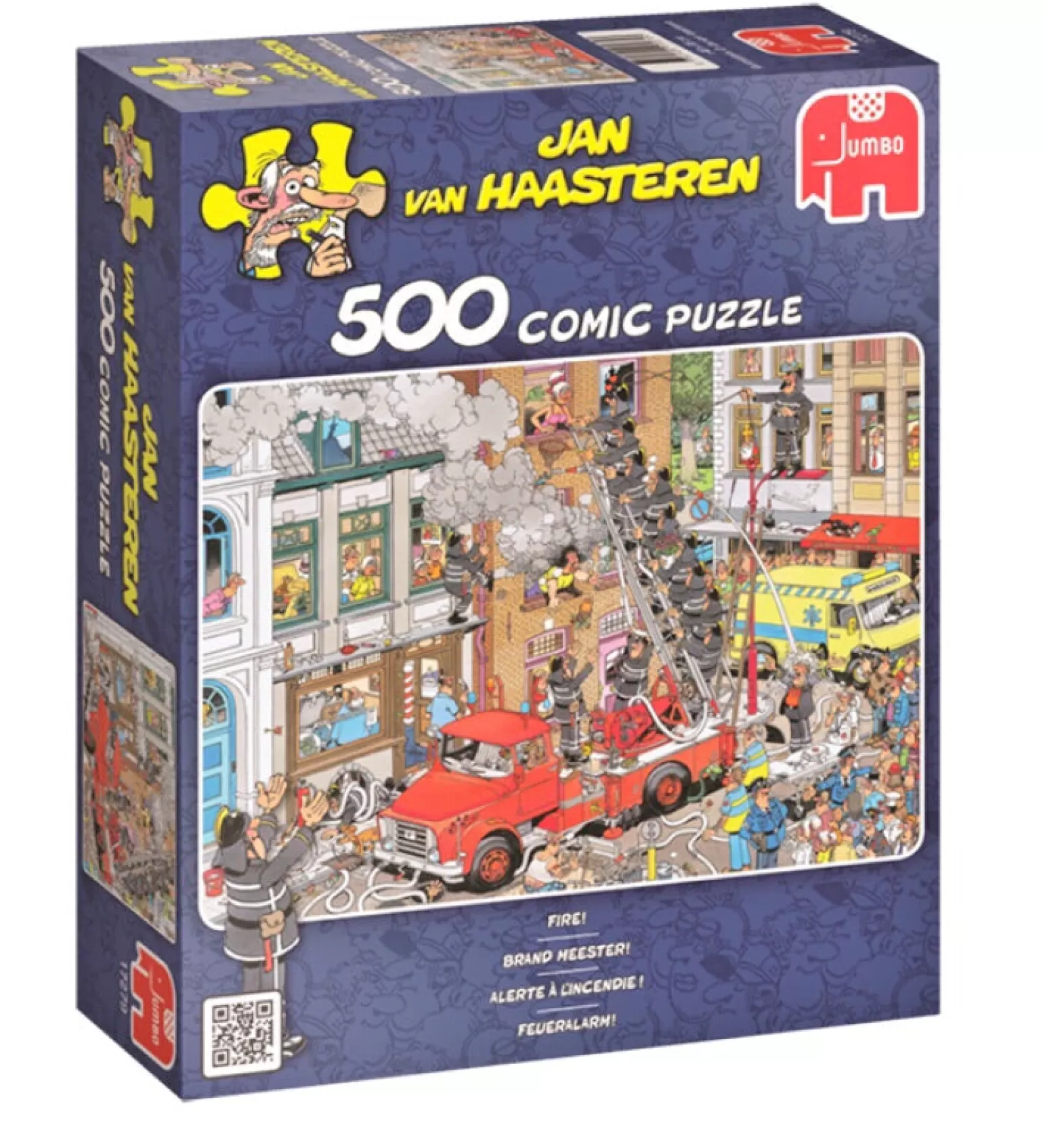 Jumbo - Jan Van Haasteren Jigsaw Puzzle 500 Piece, Fire