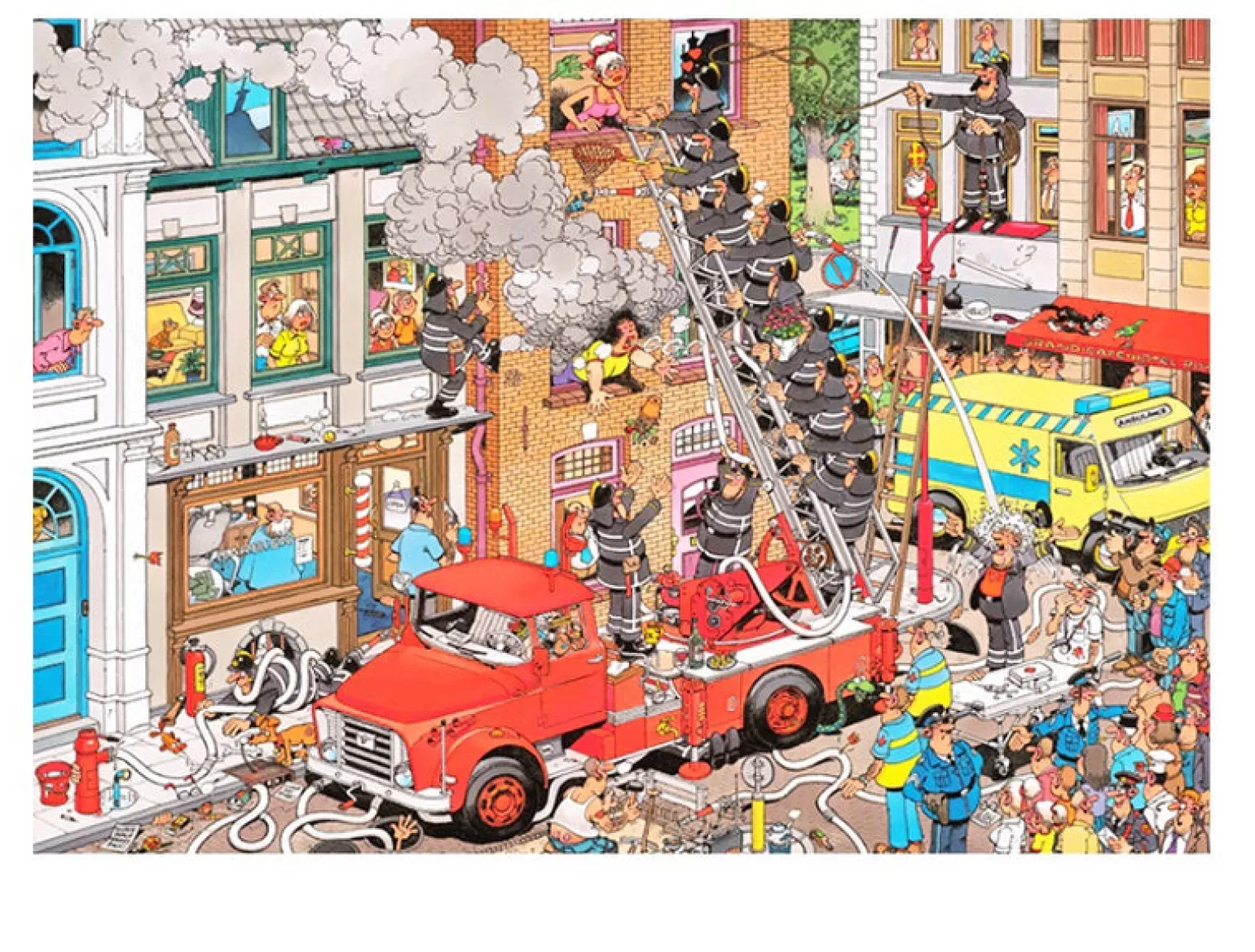 Jumbo - Jan Van Haasteren Jigsaw Puzzle 500 Piece, Fire