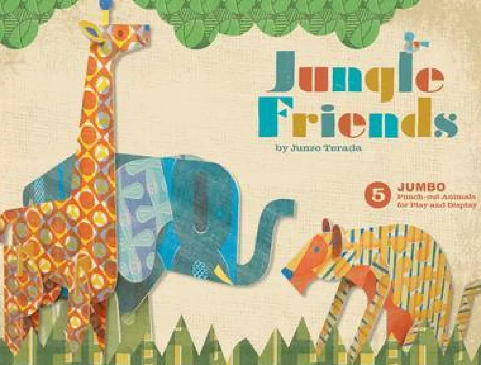 Cheap Jungle Friends Jumbo Punch-Out Animals For Play And Display Pretend + Imaginative Play