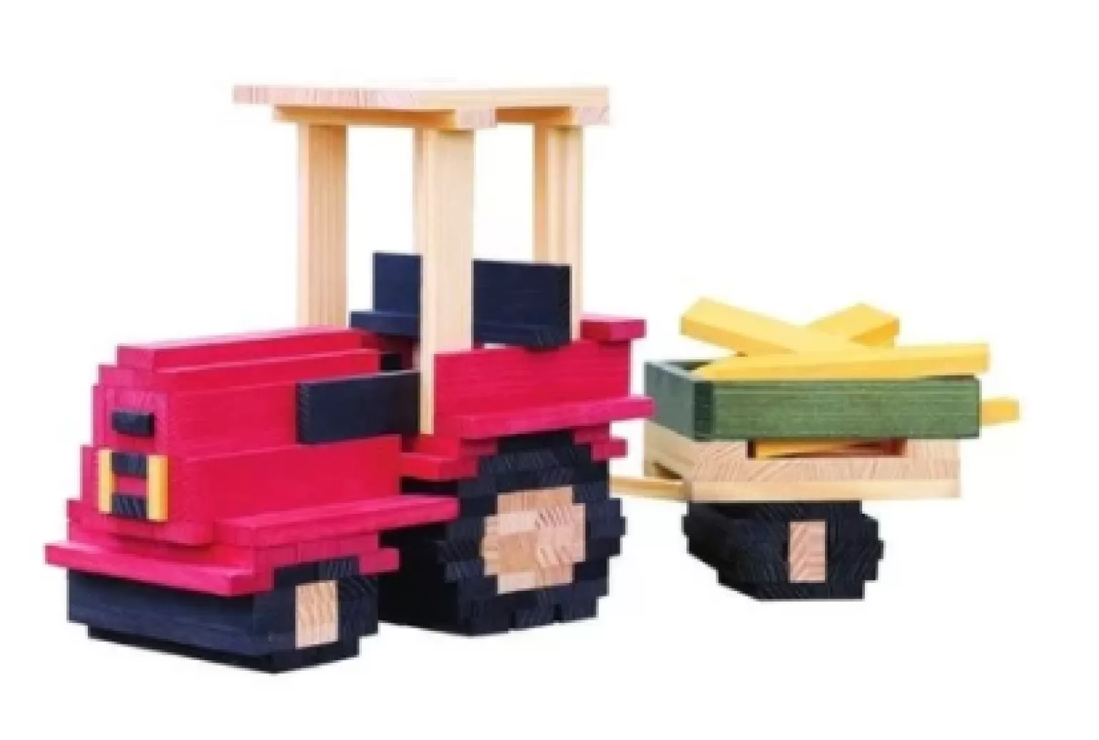 Cheap - Tractor Set 155 Pcs Wooden Toys