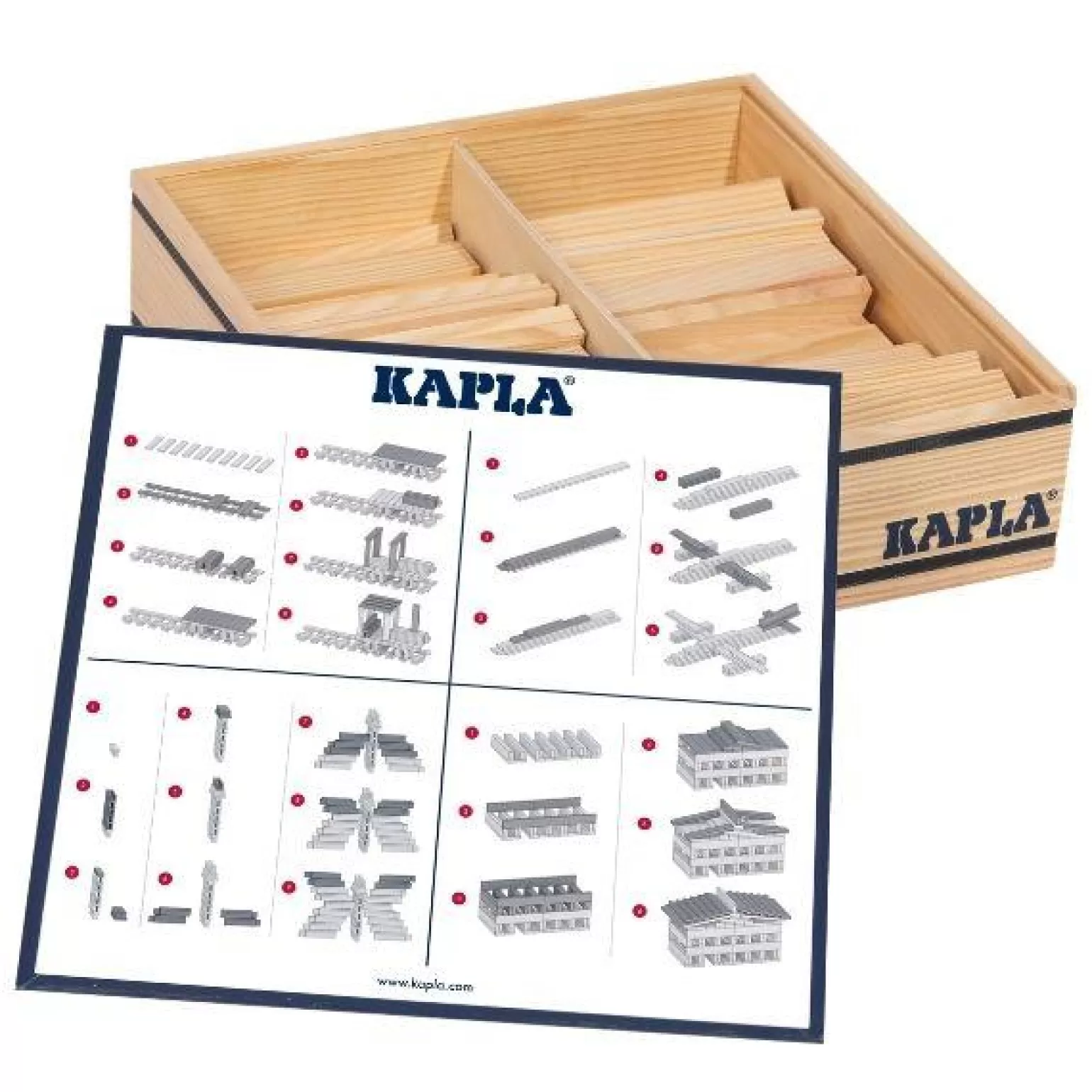 Kapla - Wooden Planks 100 Pieces