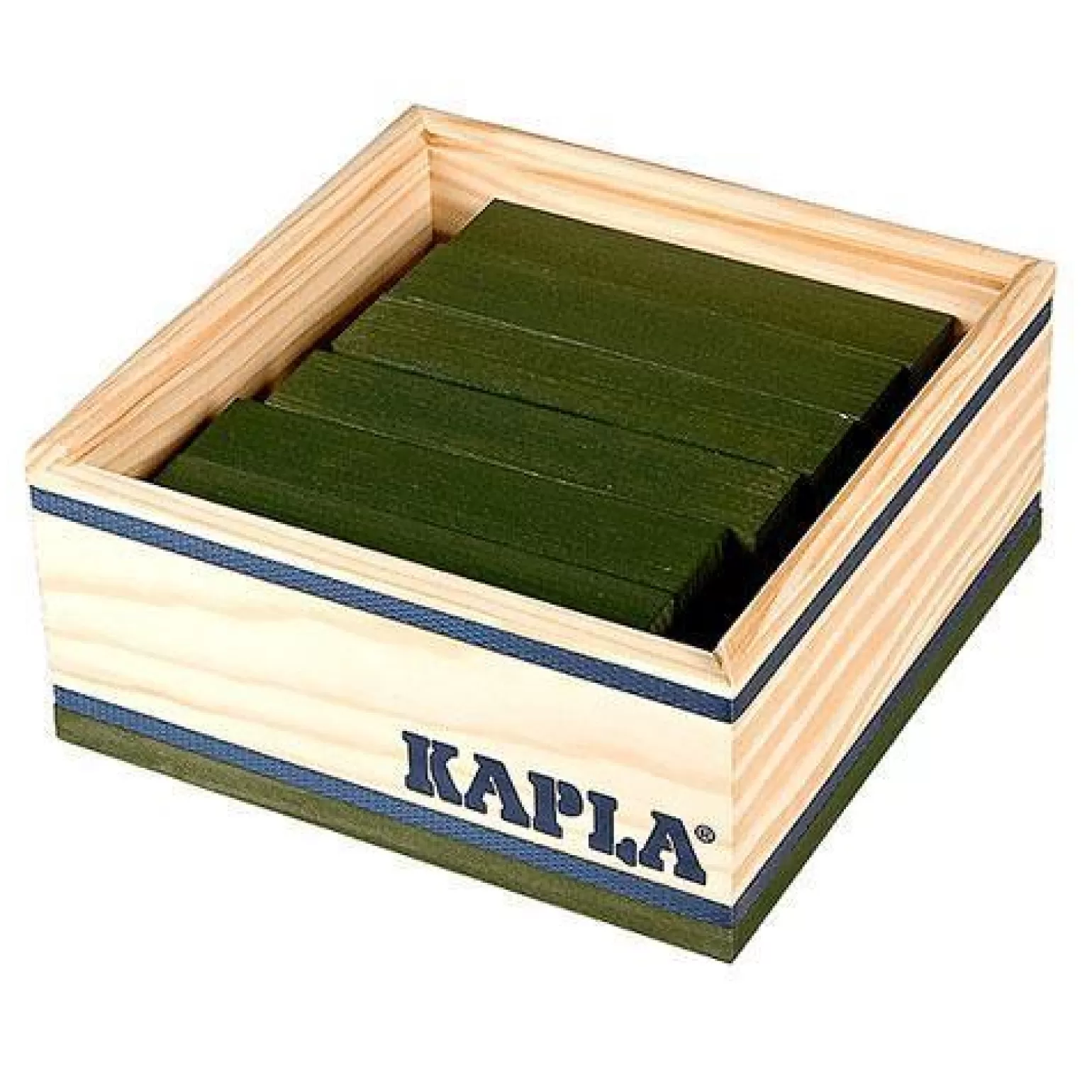 Kapla Wooden Planks 40 Pieces, Green