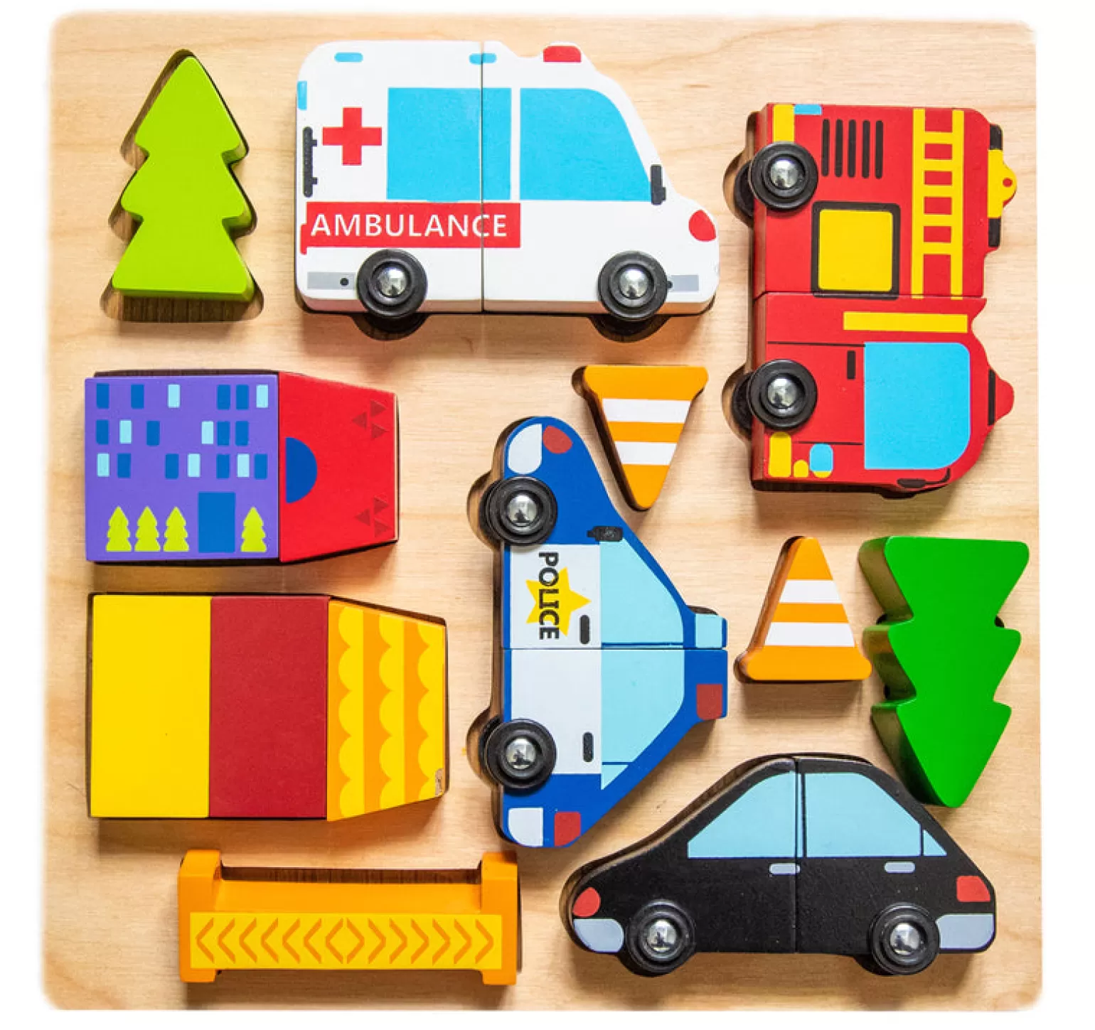 Kiddie Connect - Vehicle Puzzle With Magnets