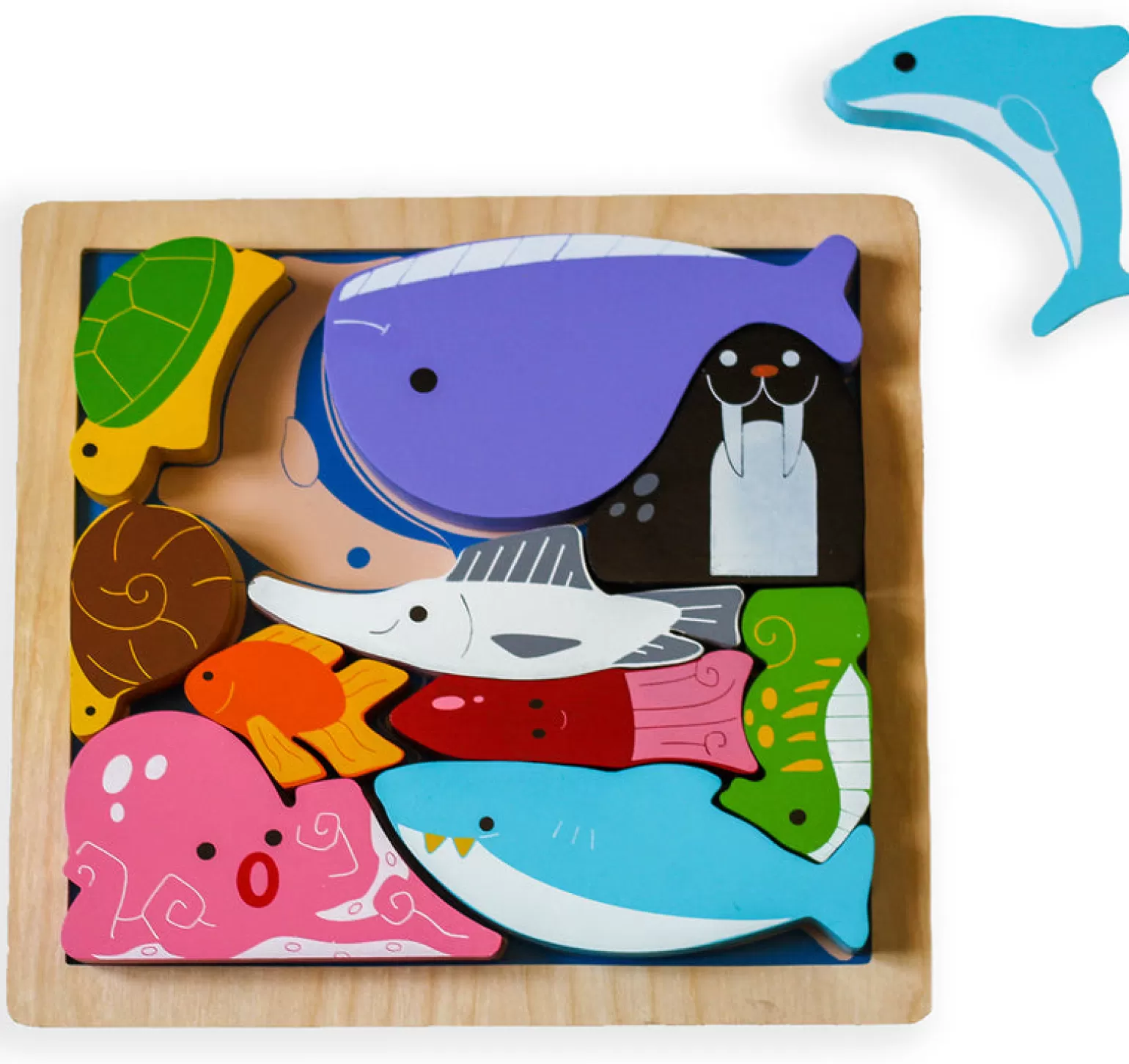 Online Sea Creatures Chunky Puzzles Wooden Toys