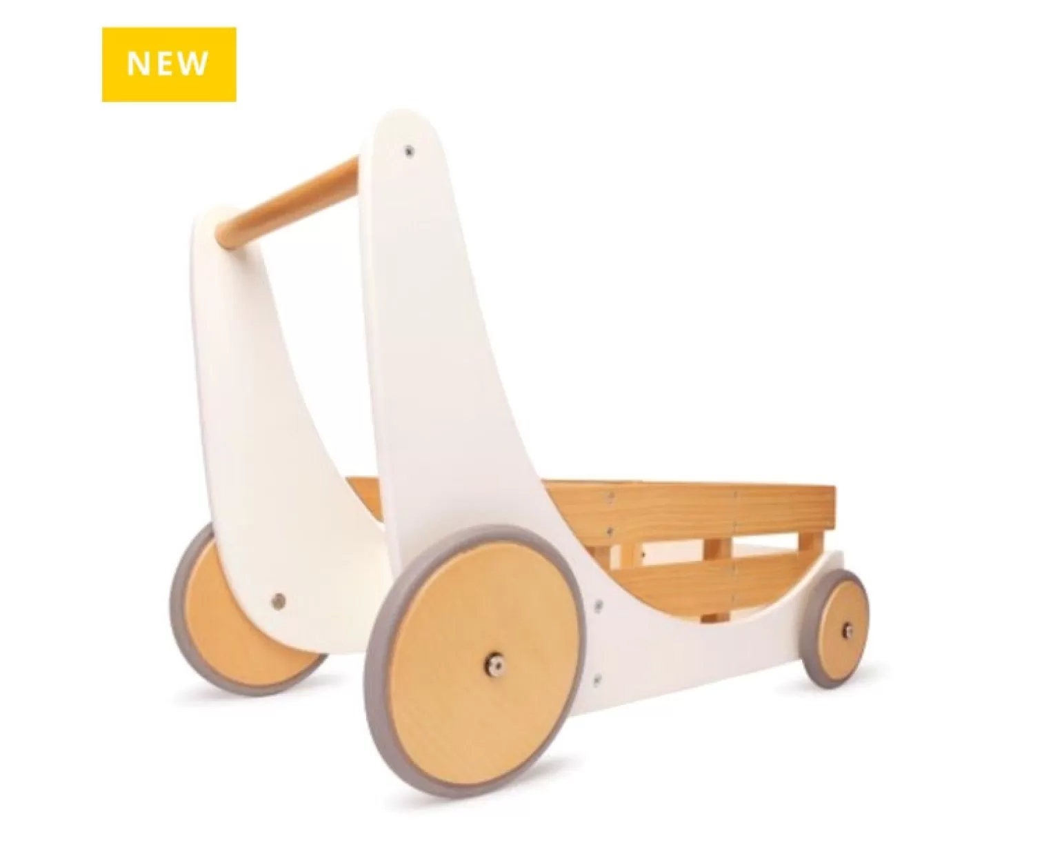 Hot - Cargo Walker, White Wooden Toys