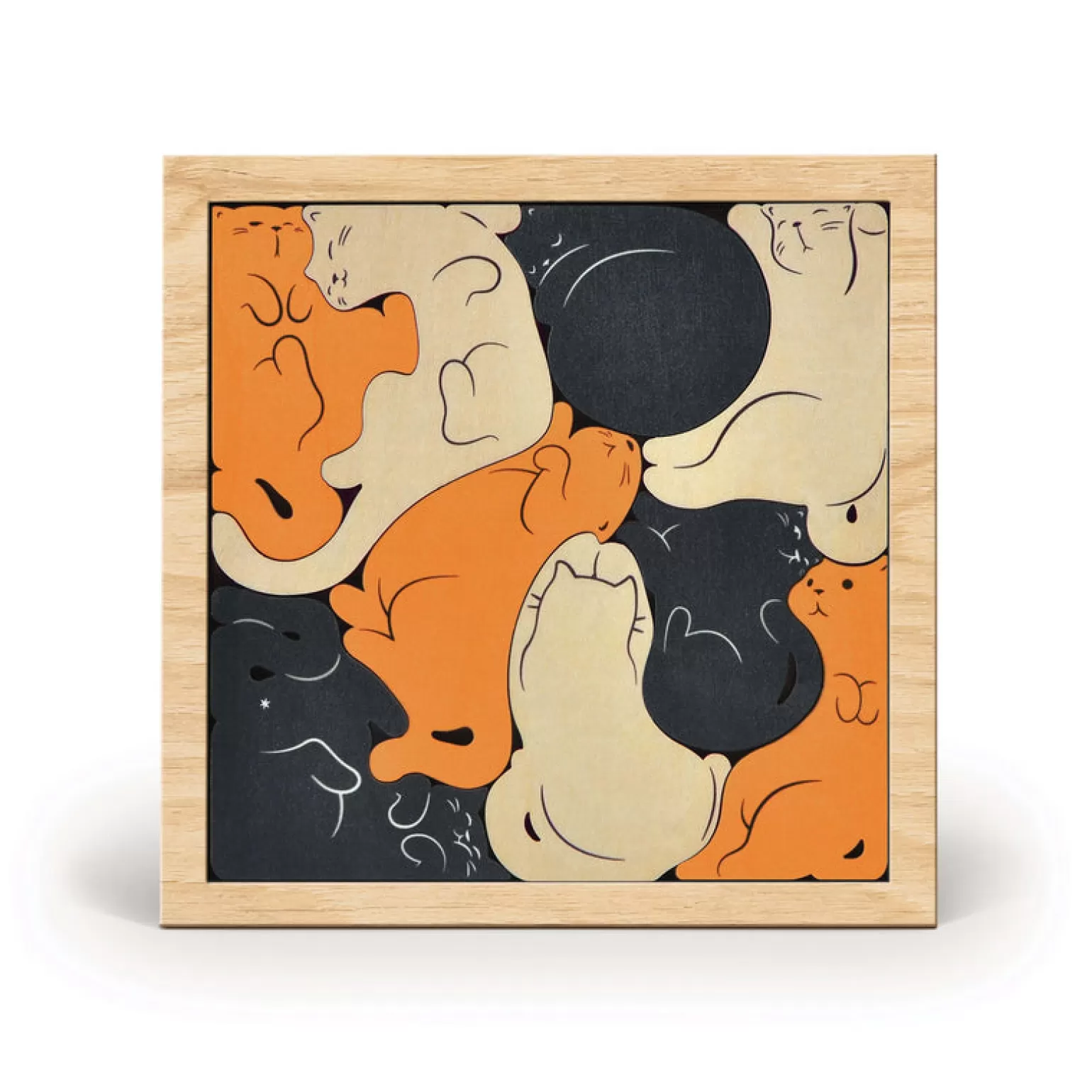 Is Gift Kitty Corner Wooden Puzzle