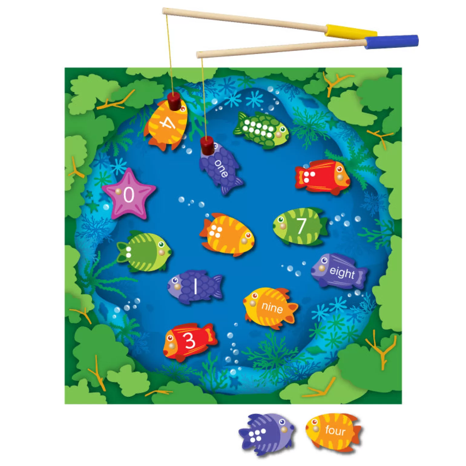 Best Sale - Fishing For Numbers Wooden Toys