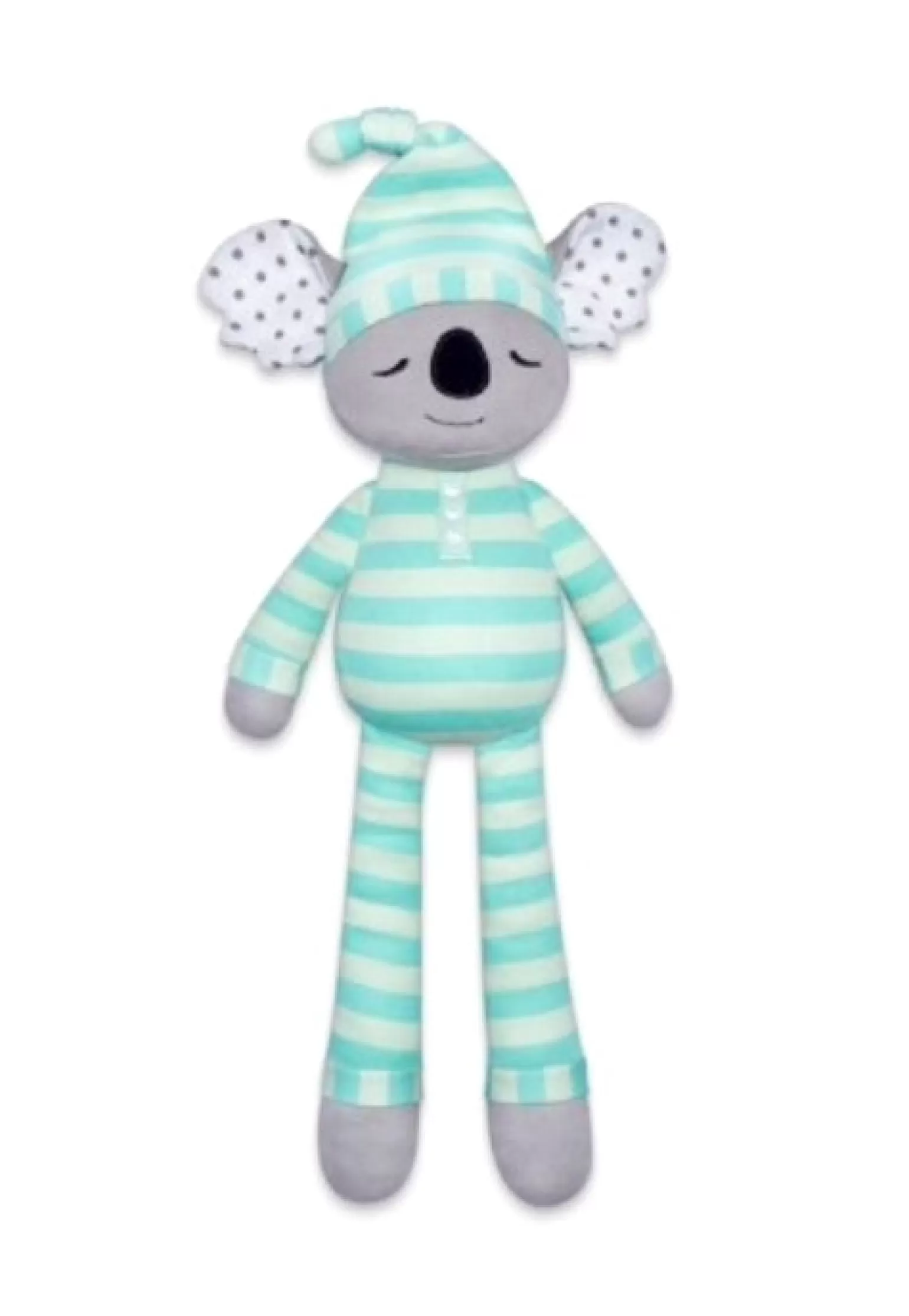 Organic Koala Cotton Plush Toy In Mint