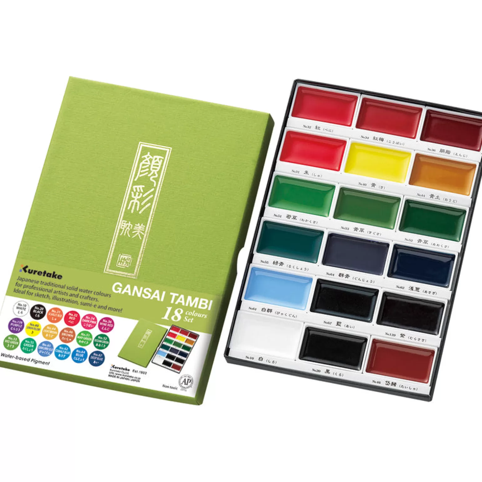 Online Kuretake - Gansai Tambi Paints 18 Colors Arts + Crafts