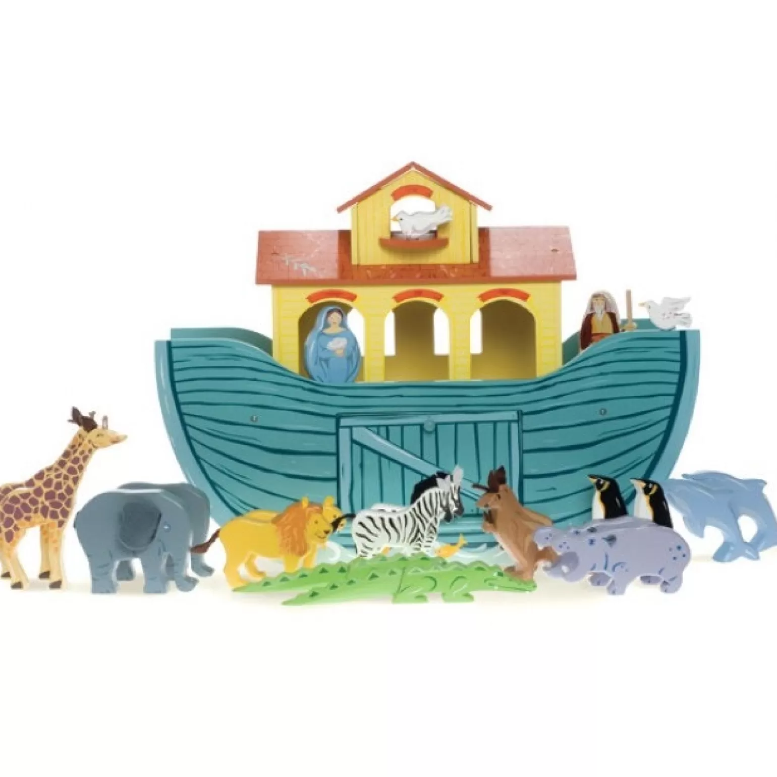 Cheap - Noah's Ark, Wooden Pretend + Imaginative Play