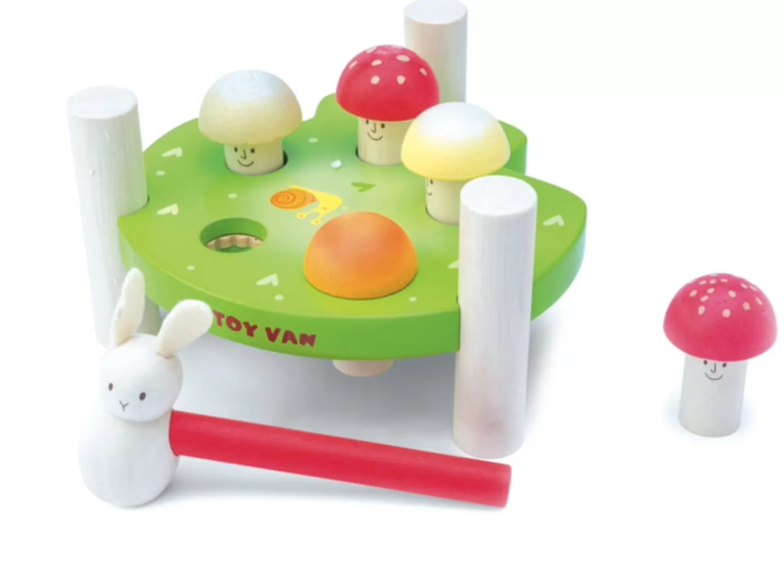 New - Petilou Hammer Set, Mr. Mushrooms Pretend + Imaginative Play