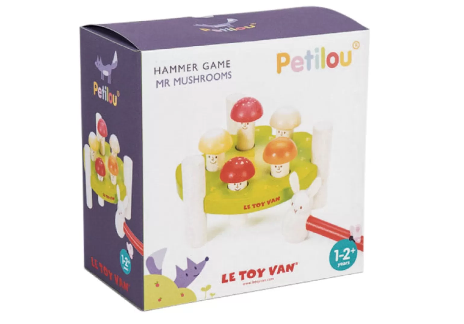 New - Petilou Hammer Set, Mr. Mushrooms Pretend + Imaginative Play