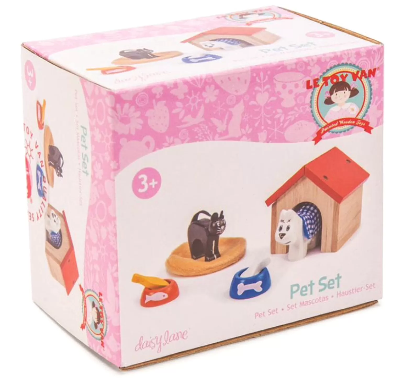 Best - Wooden Pet Set Animals + Figurines