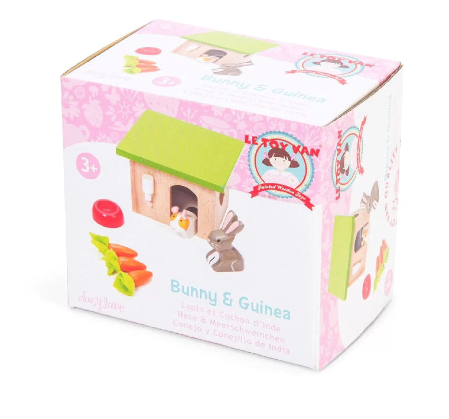 Online Daisylane - Wooden Bunny & Guinea Pretend + Imaginative Play