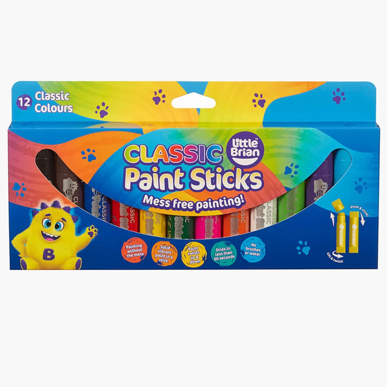 Store Little Brian Paint Sticks 12 Pack Arts + Crafts