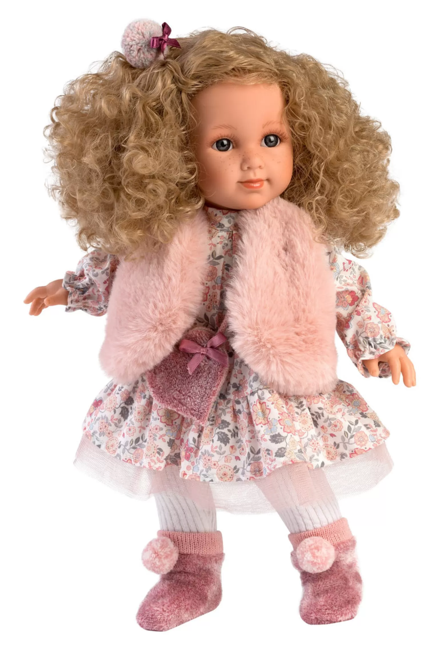 Sale Dolls Elena Girl Doll 35 Cm, Floral Dress Dolls + Accessories