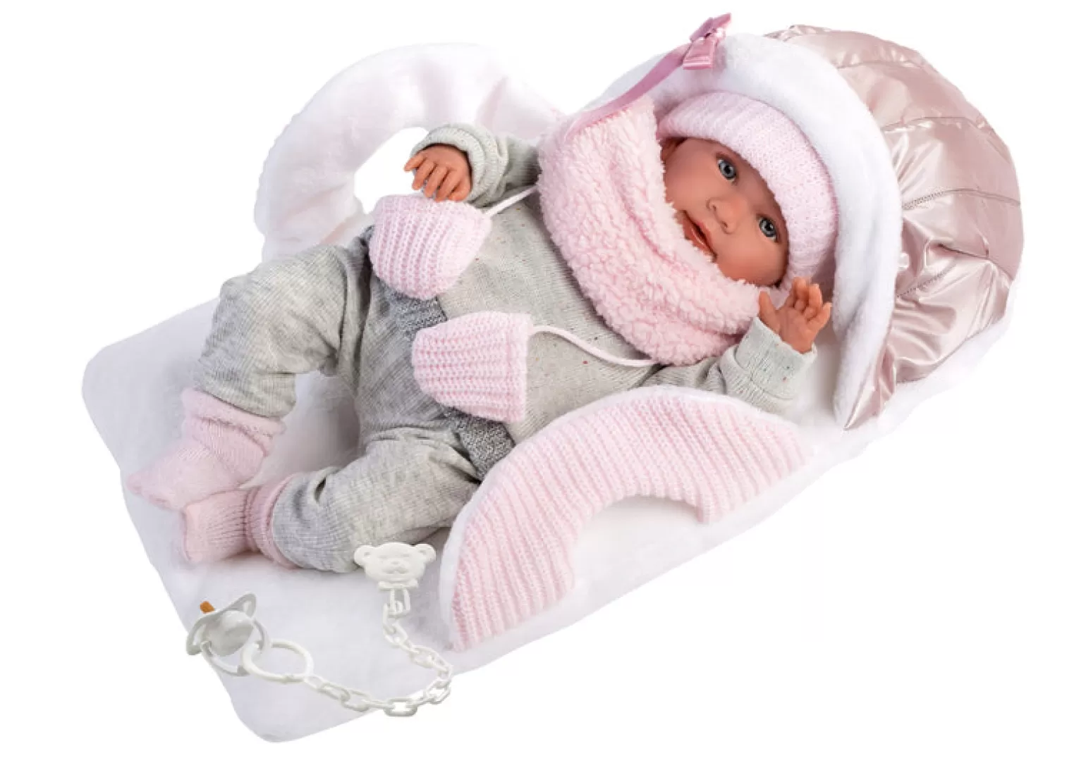 Shop Dolls Mimi Llorona Capazo Porta Bebe 42 Cm Dolls + Accessories