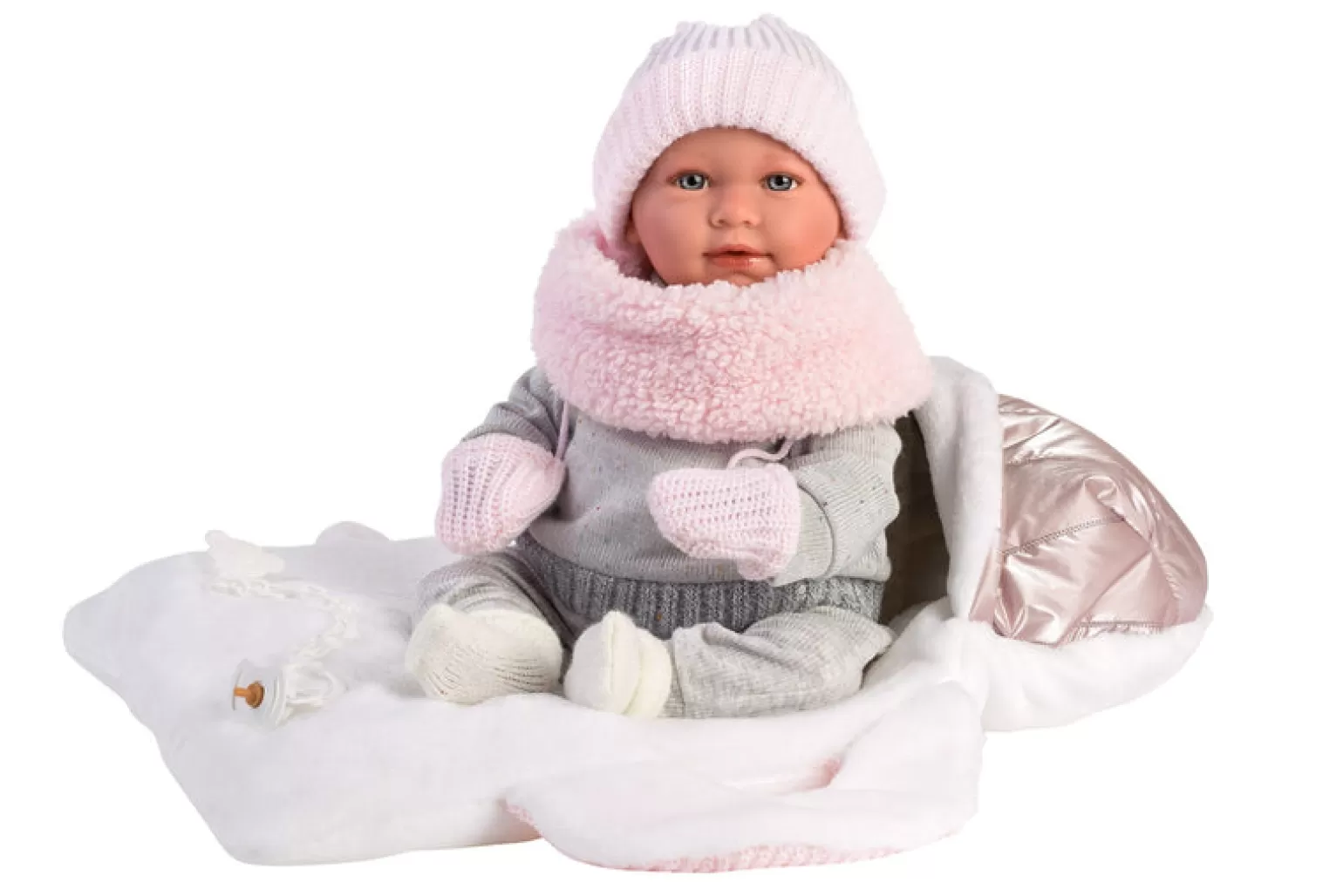 Shop Dolls Mimi Llorona Capazo Porta Bebe 42 Cm Dolls + Accessories