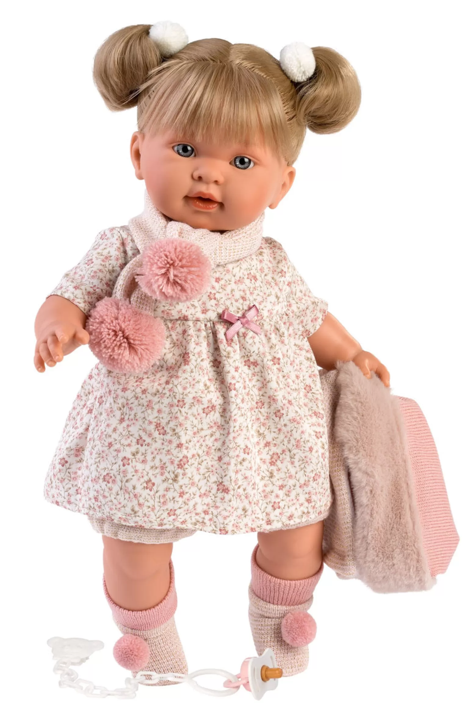 Shop Dolls Tina Cojin Baby Doll In Pink 42 Cm Dolls + Accessories