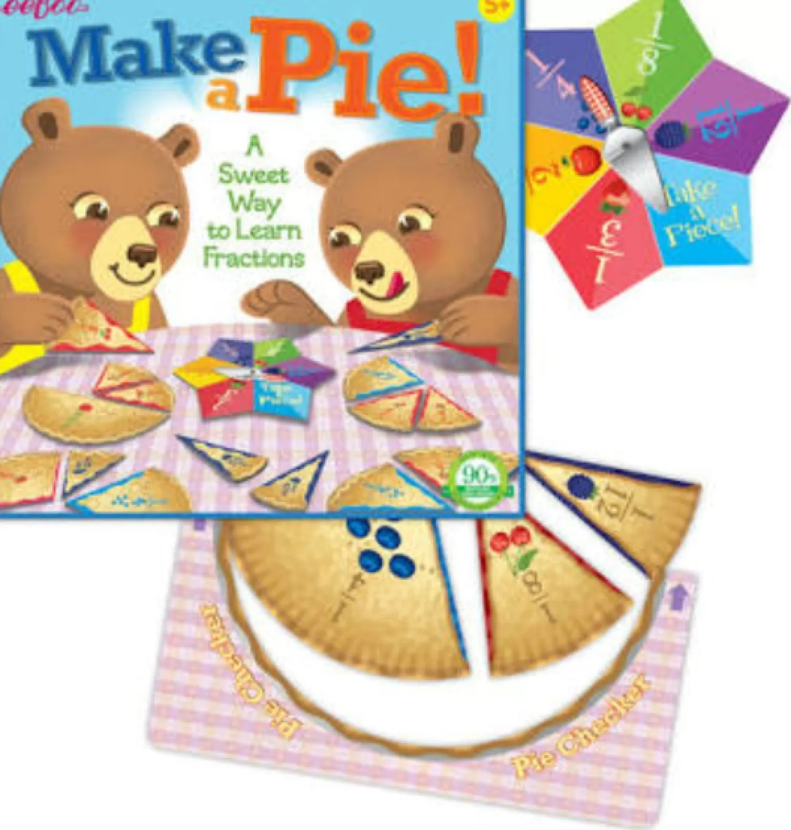 EeBoo Make A Pie In Multi Colour Print