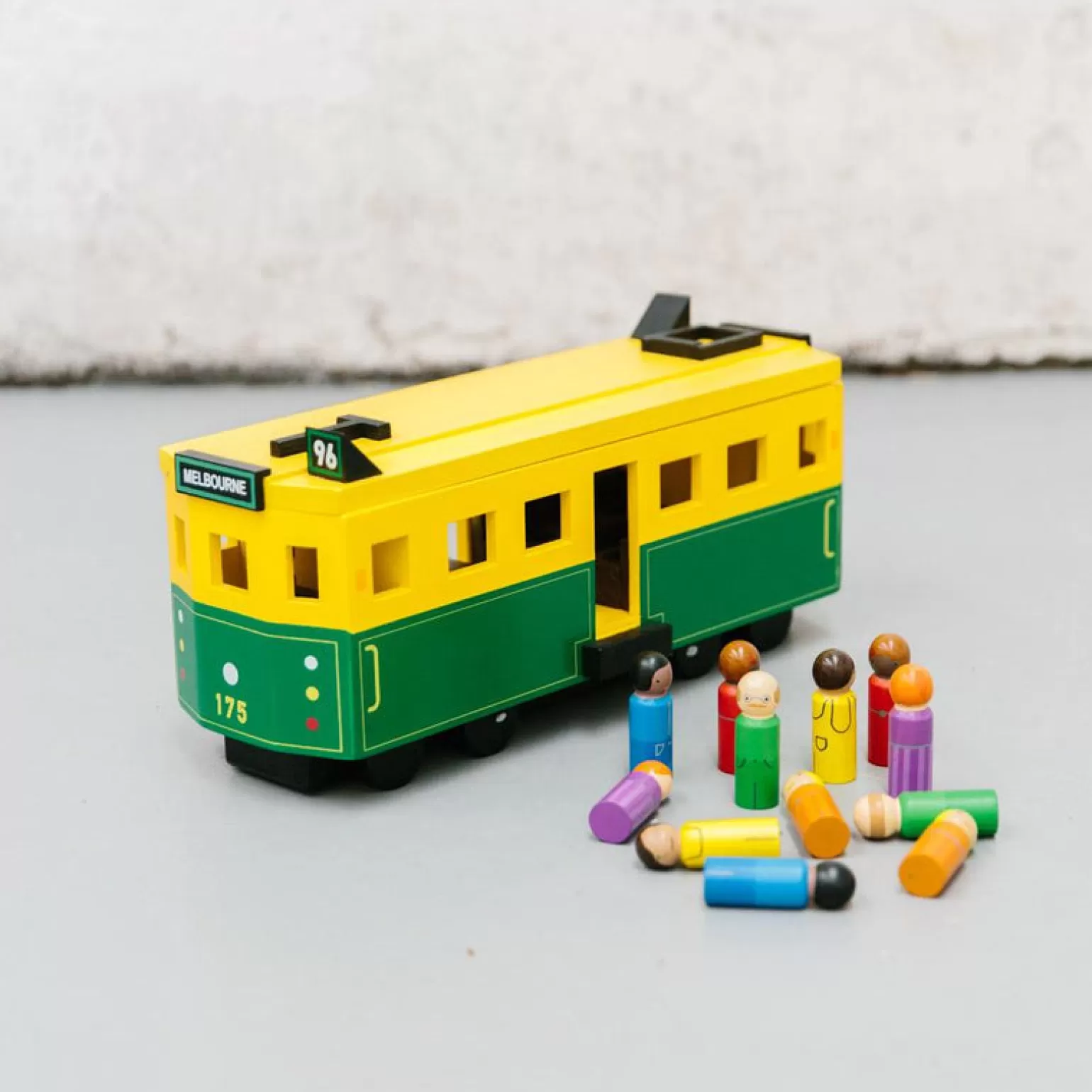 New - Wooden Melbourne Tram Wooden Toys