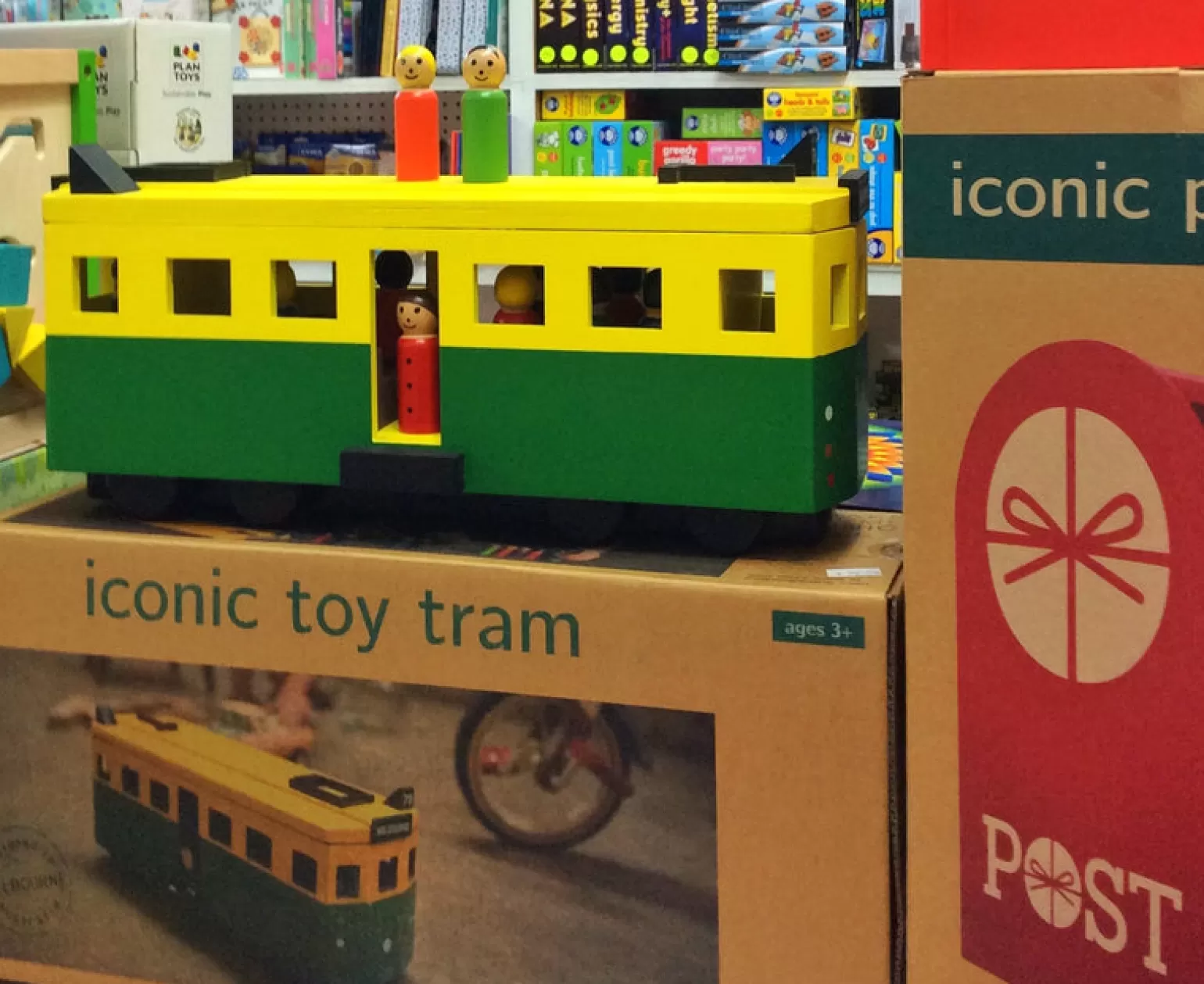 New - Wooden Melbourne Tram Wooden Toys