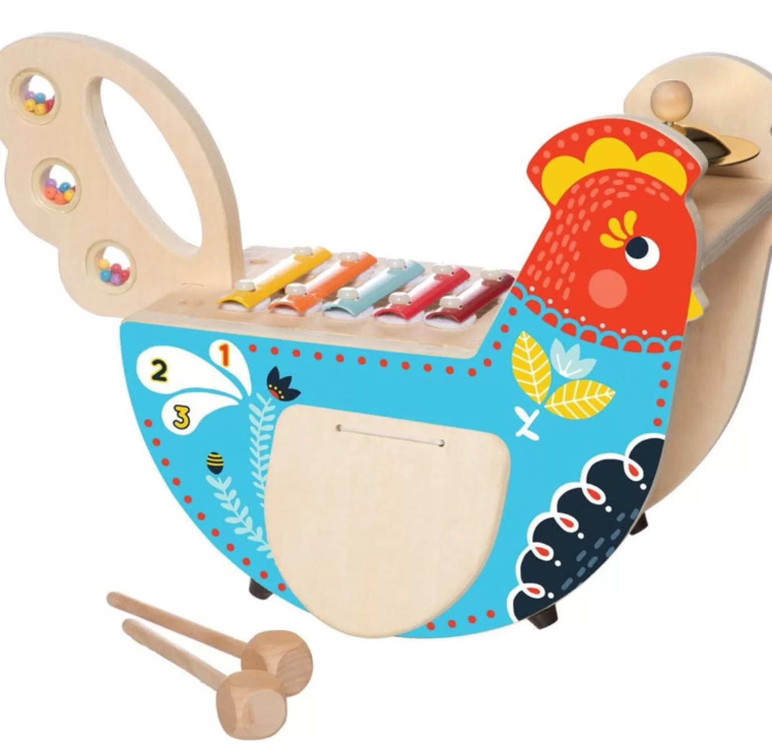 Manhattan Toy Manhattan - Wooden Musical Chicken